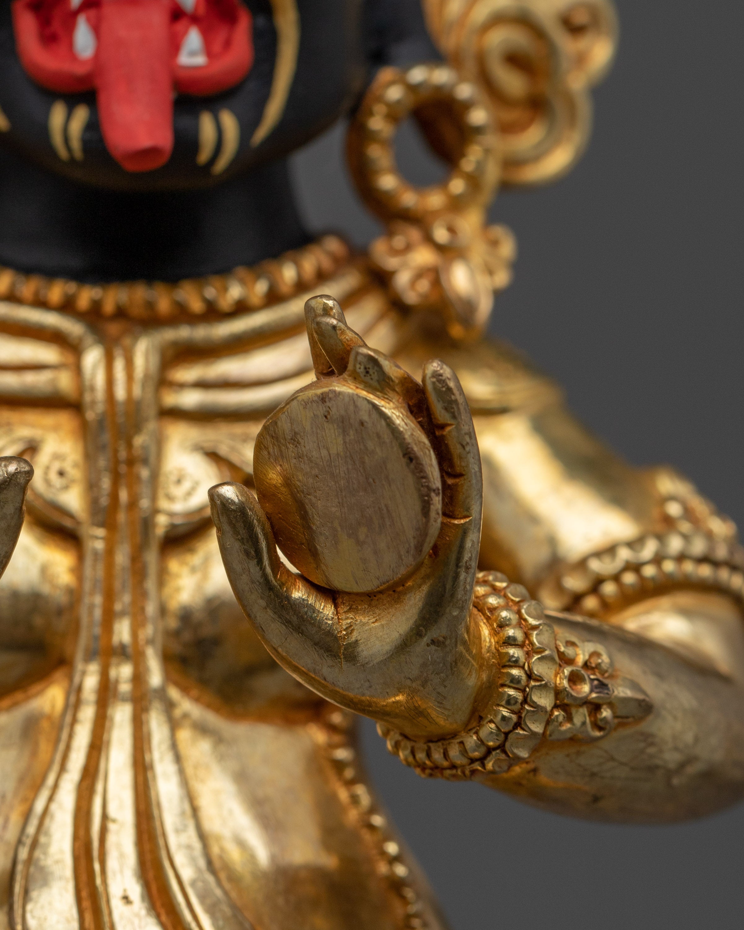 Divine Guardian Zhajilamu Statue | Tibetan Wrathful Deity