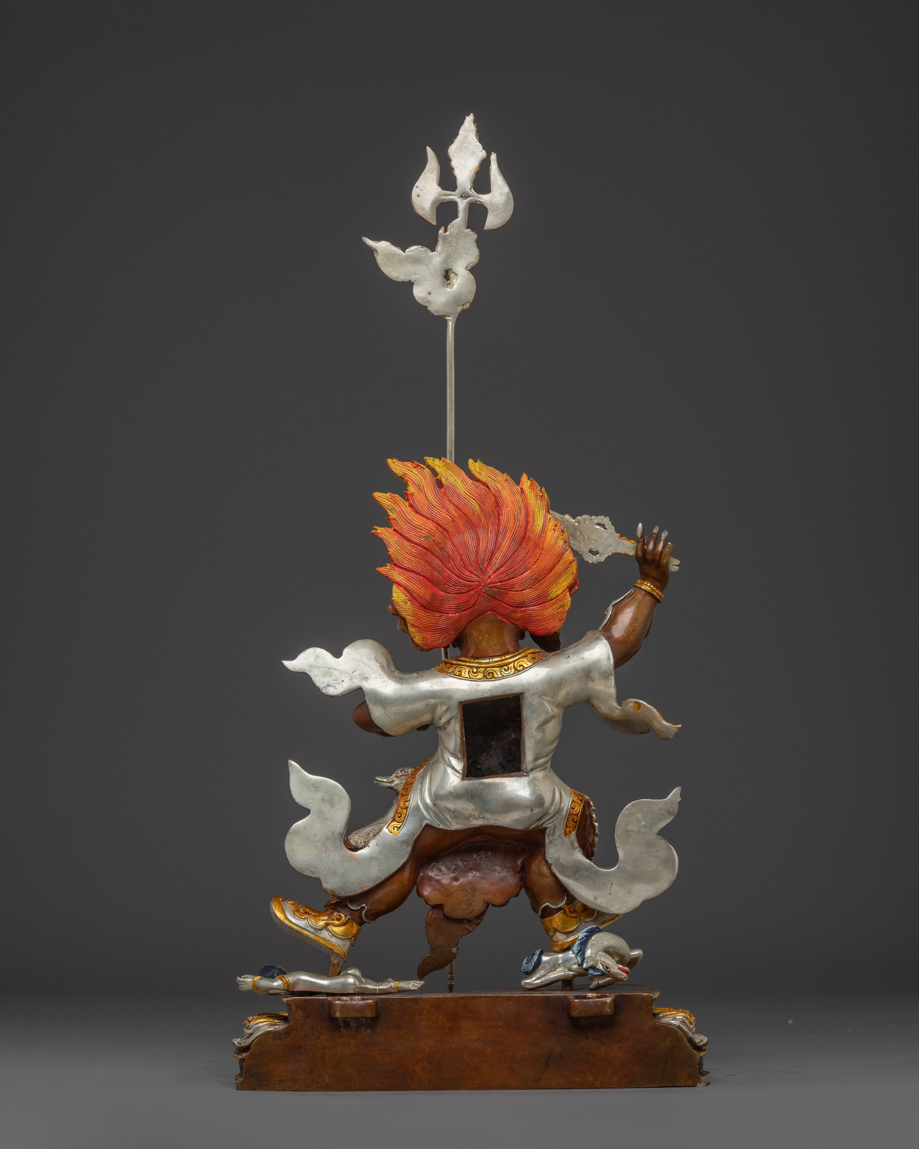 Dharma Guardian Mahakala Bernagchen Statue | Wrathful Protector