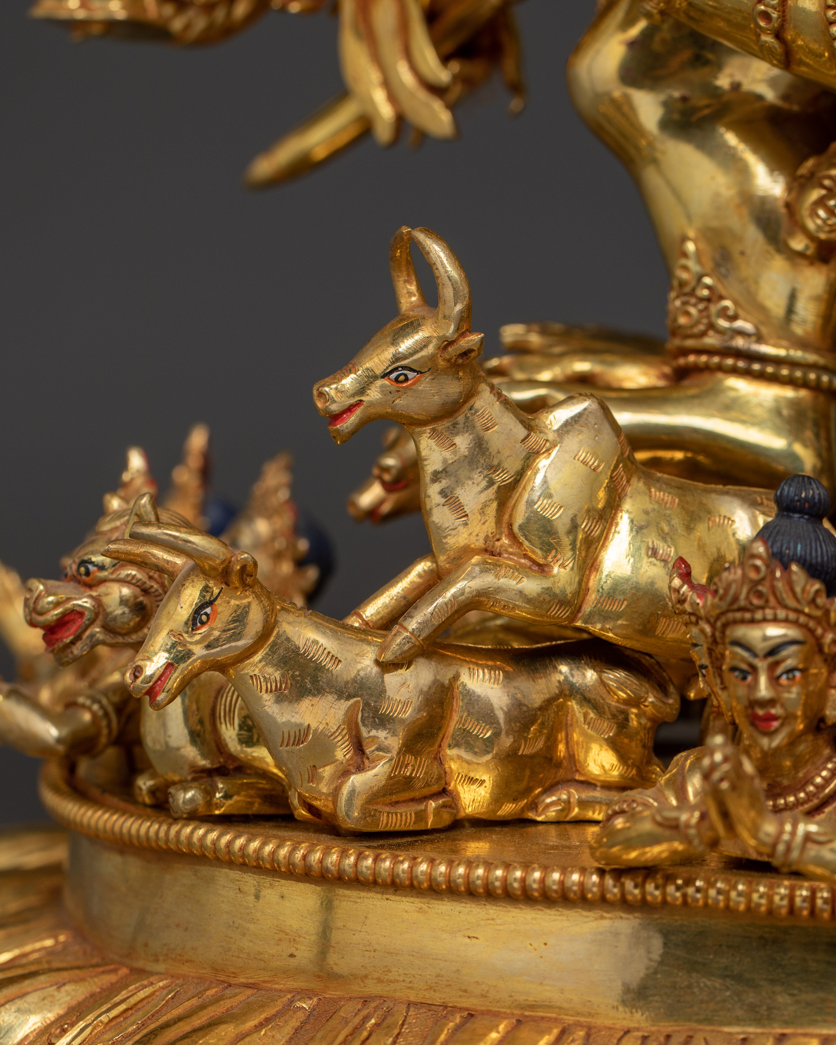 Vajrayana Ritual Artwork of Yamantaka | Tibetan Wrathful Dharma Protector