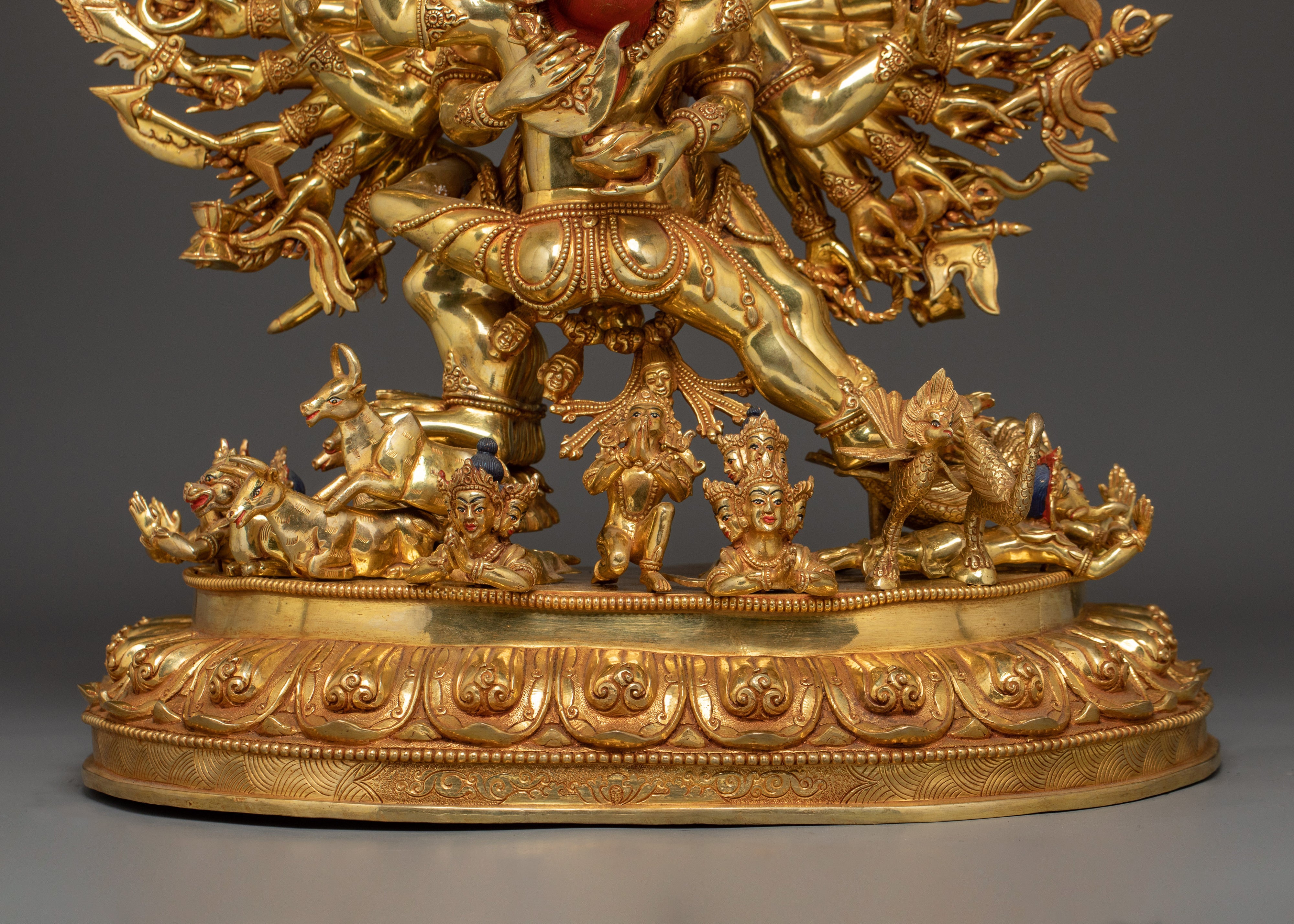 Vajrayana Ritual Artwork of Yamantaka | Tibetan Wrathful Dharma Protector