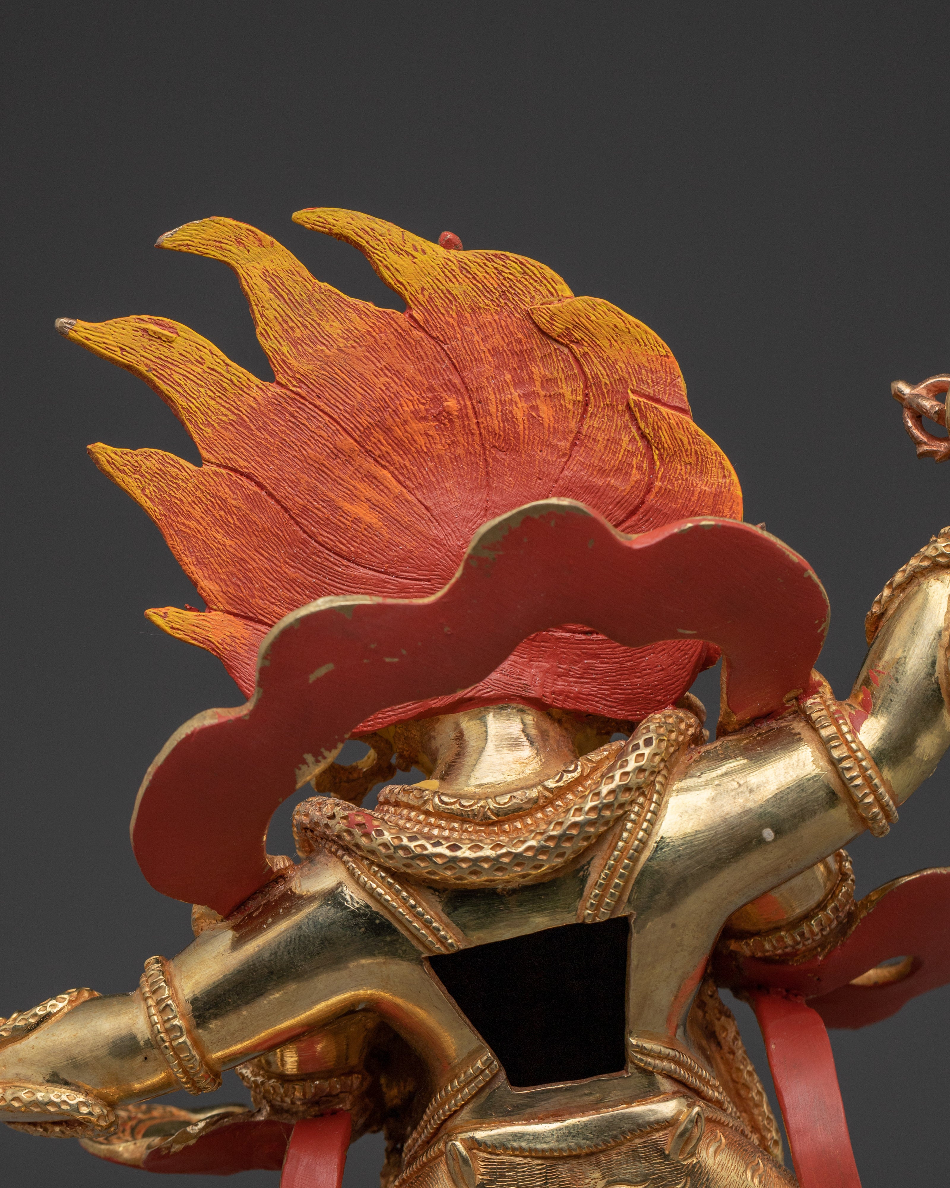 Buddhist Guardian Four Armed Vajrapani | Wrathful Protector Deity