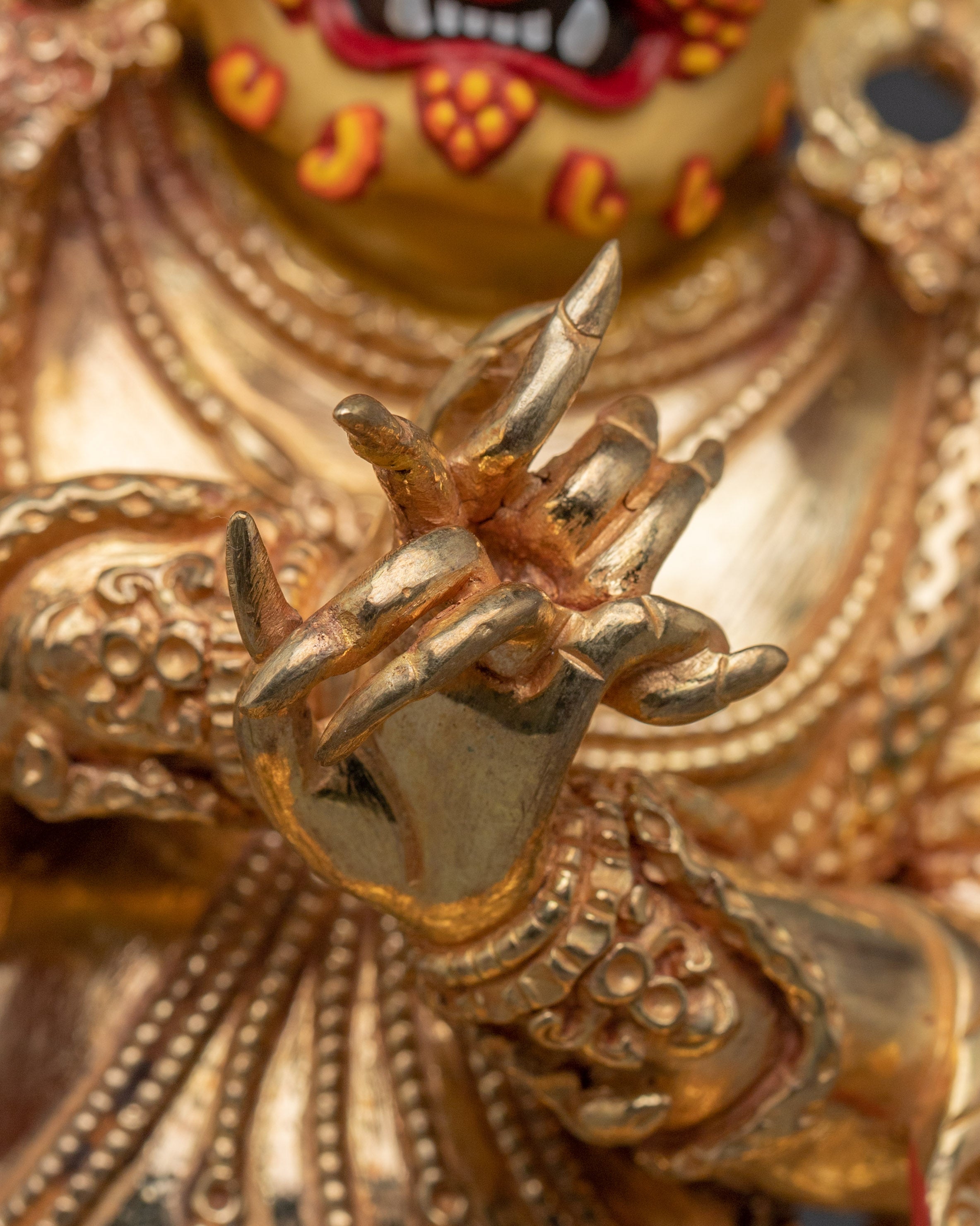 Buddhist Guardian Four Armed Vajrapani | Wrathful Protector Deity
