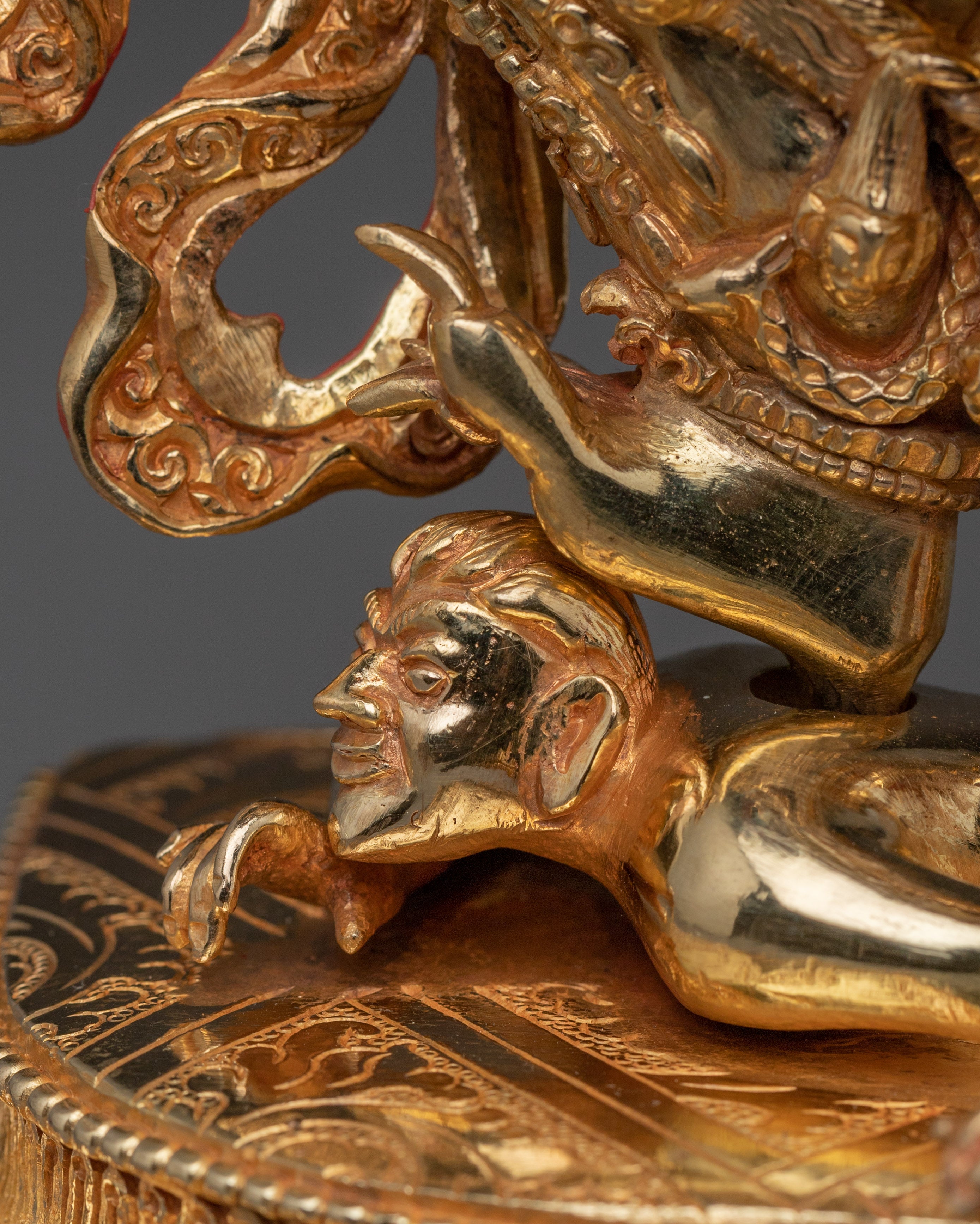 Buddhist Guardian Four Armed Vajrapani | Wrathful Protector Deity