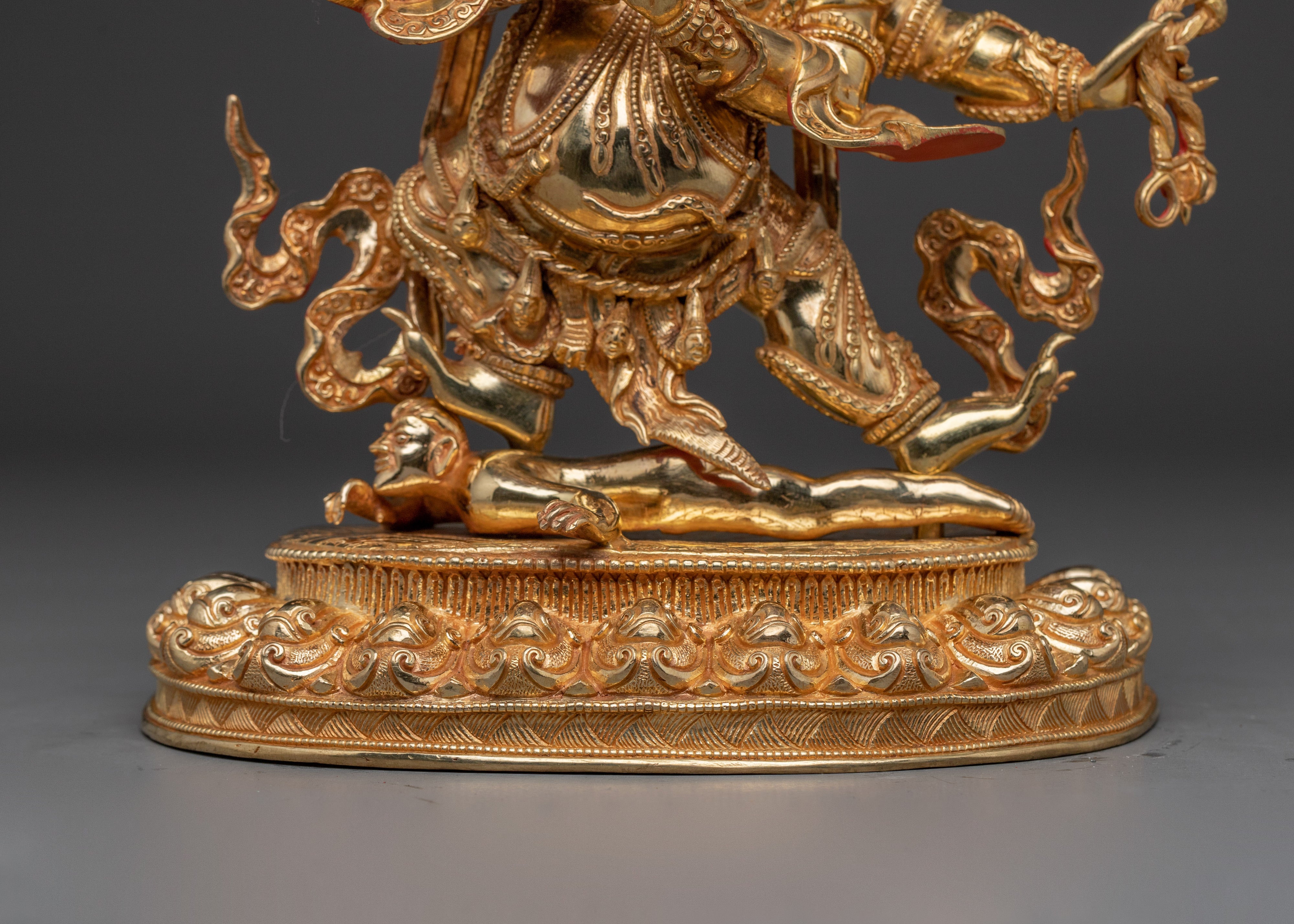 Buddhist Guardian Four Armed Vajrapani | Wrathful Protector Deity