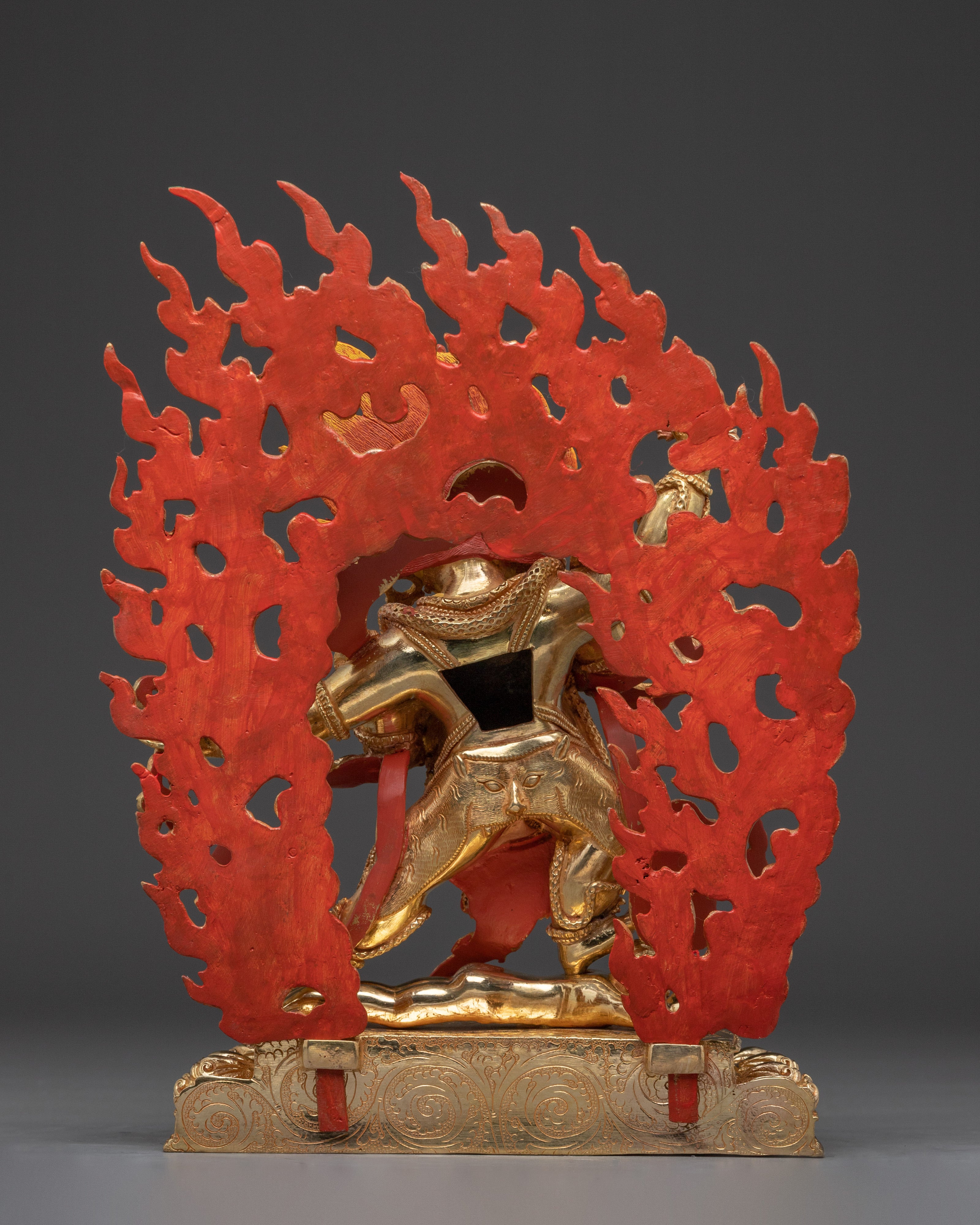 Buddhist Guardian Four Armed Vajrapani | Wrathful Protector Deity