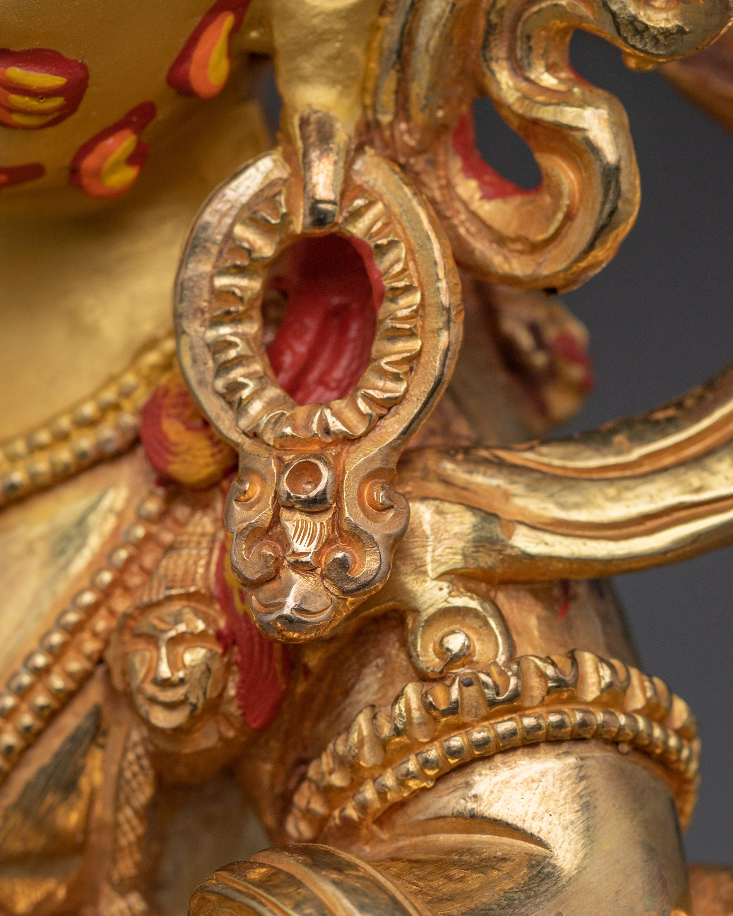 Nepalese Artwork of Black Manjushri | Tibetan Wisdom Deity