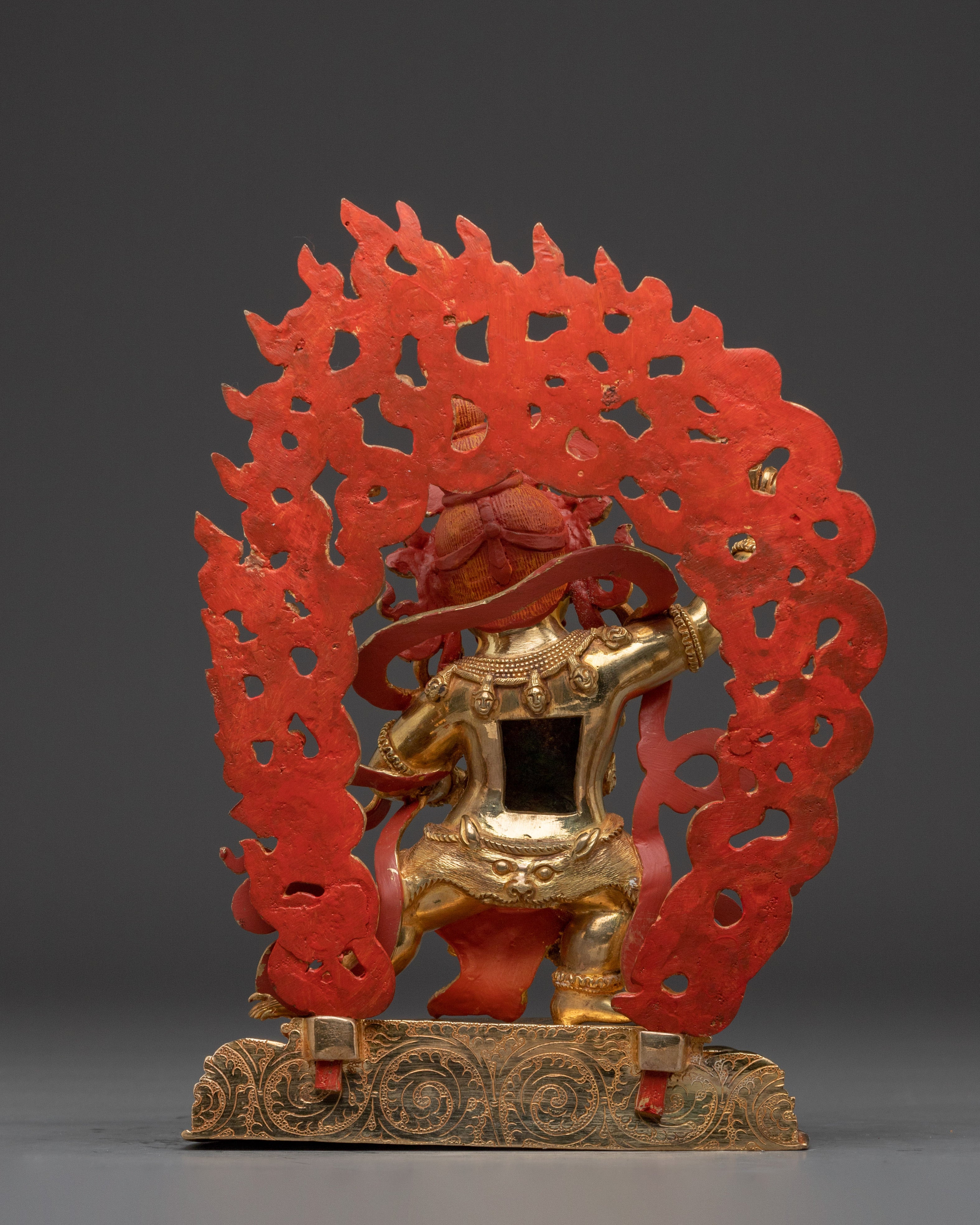 Nepalese Artwork of Black Manjushri | Tibetan Wisdom Deity