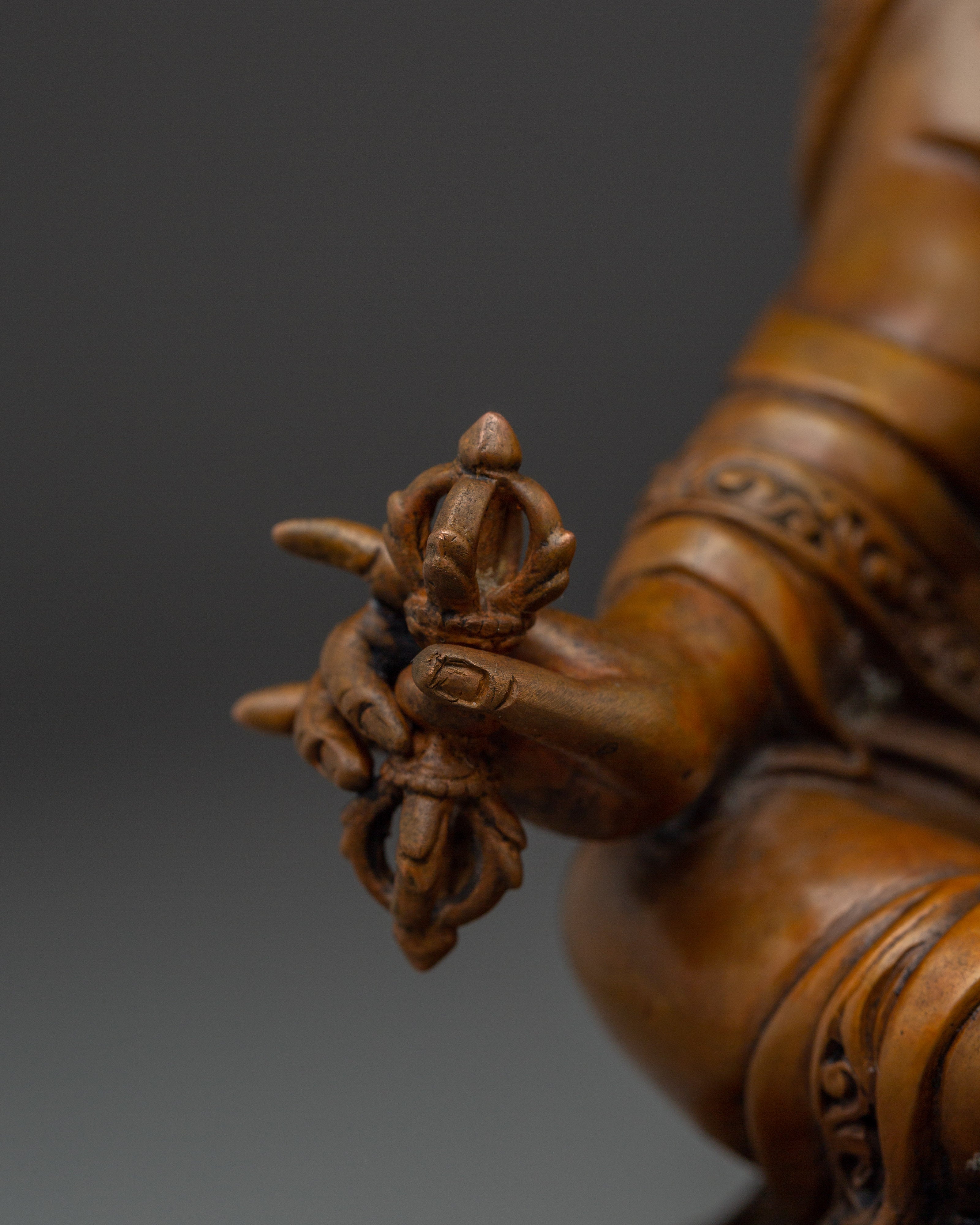 Oxidized Precious Guru Rinpoche | Himalayan Padmasambhava Artwork