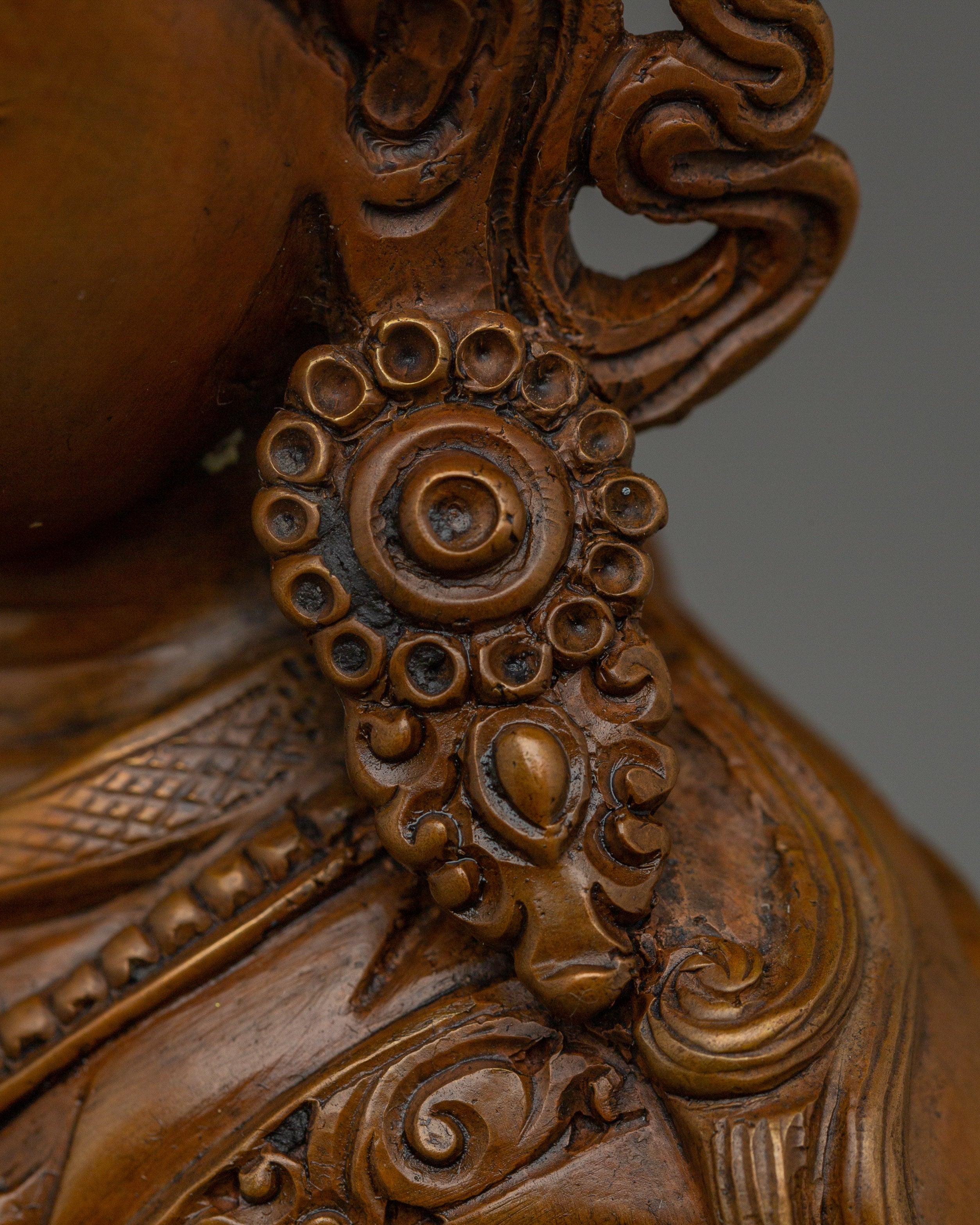 Oxidized Precious Guru Rinpoche | Himalayan Padmasambhava Artwork