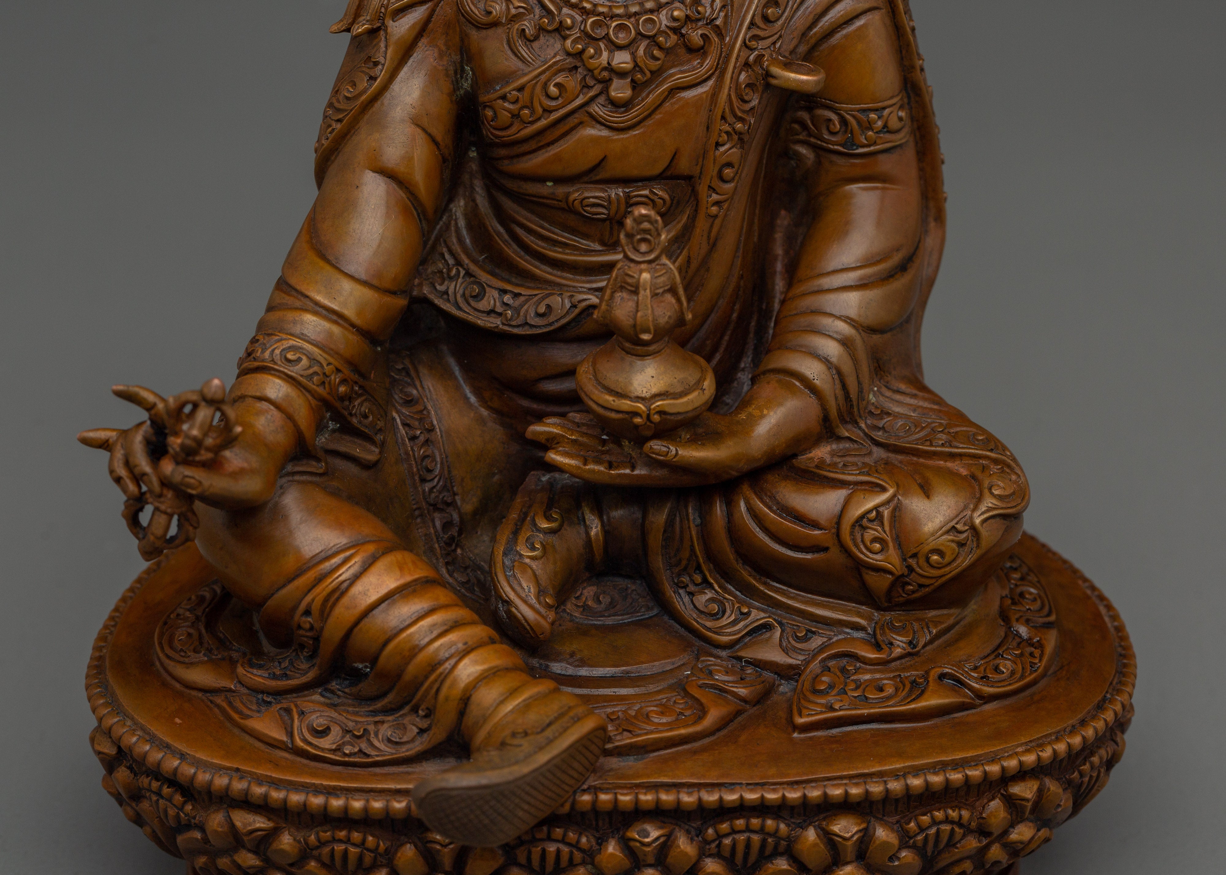 Oxidized Precious Guru Rinpoche | Himalayan Padmasambhava Artwork