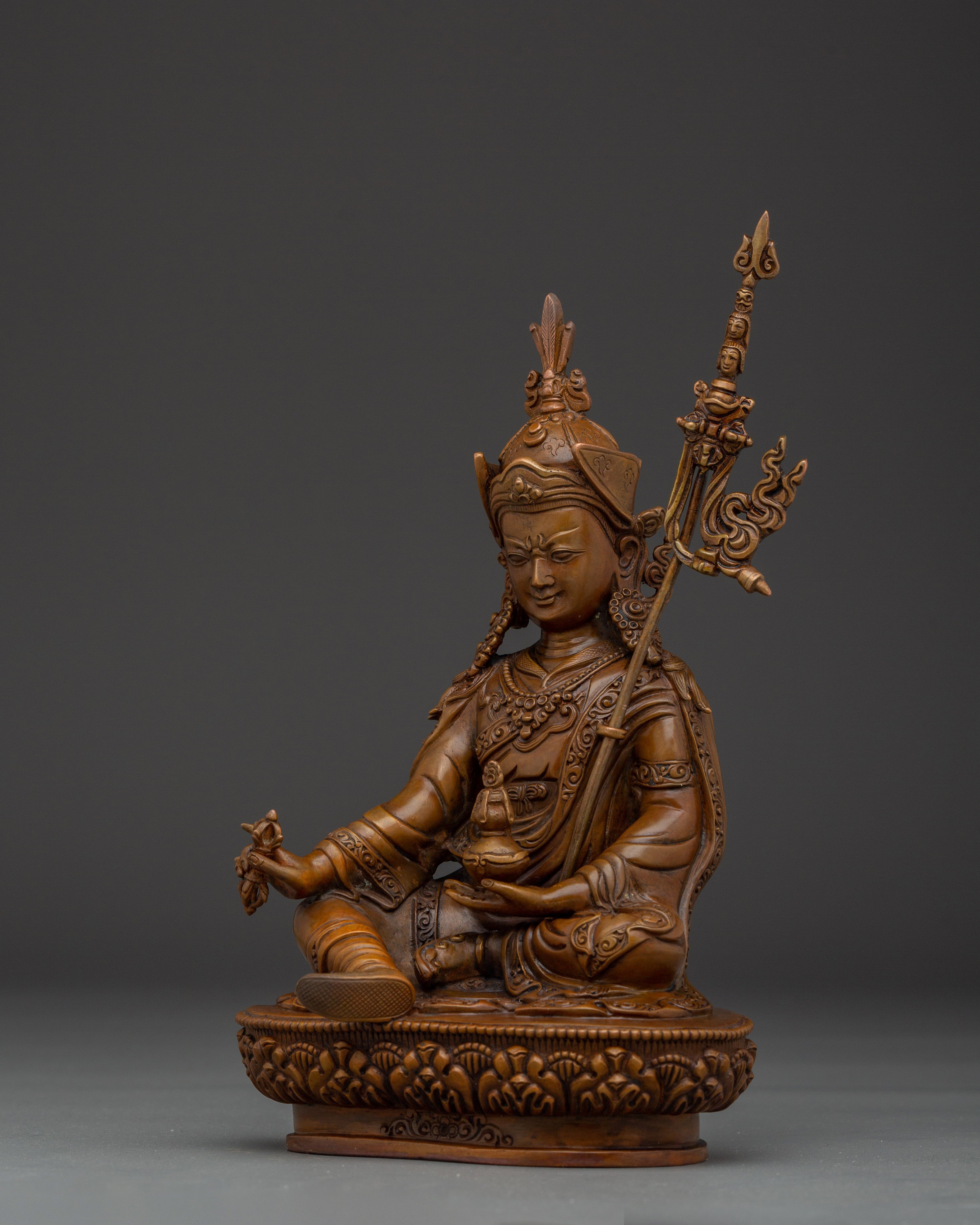 Oxidized Precious Guru Rinpoche | Himalayan Padmasambhava Artwork