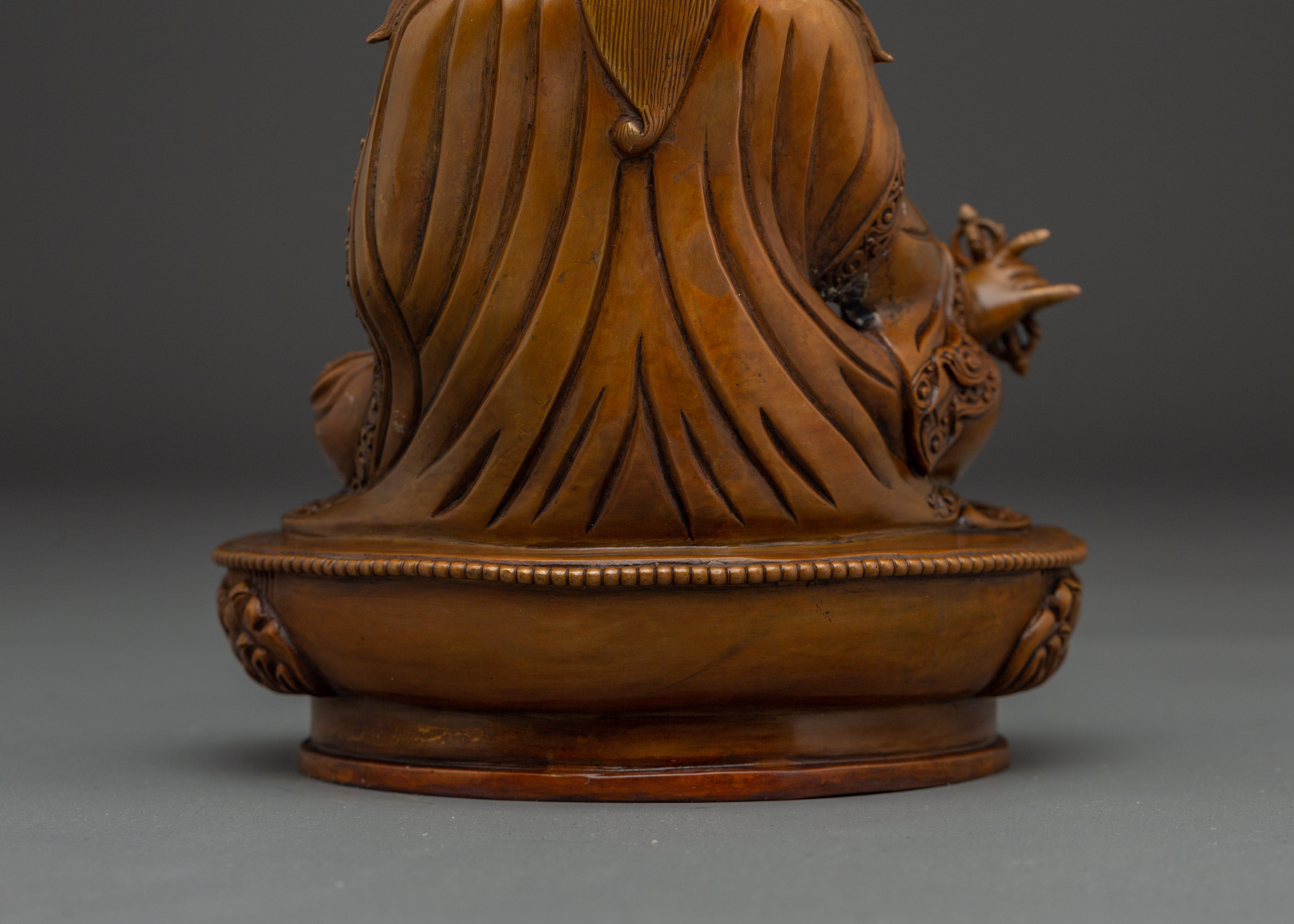 Oxidized Precious Guru Rinpoche | Himalayan Padmasambhava Artwork