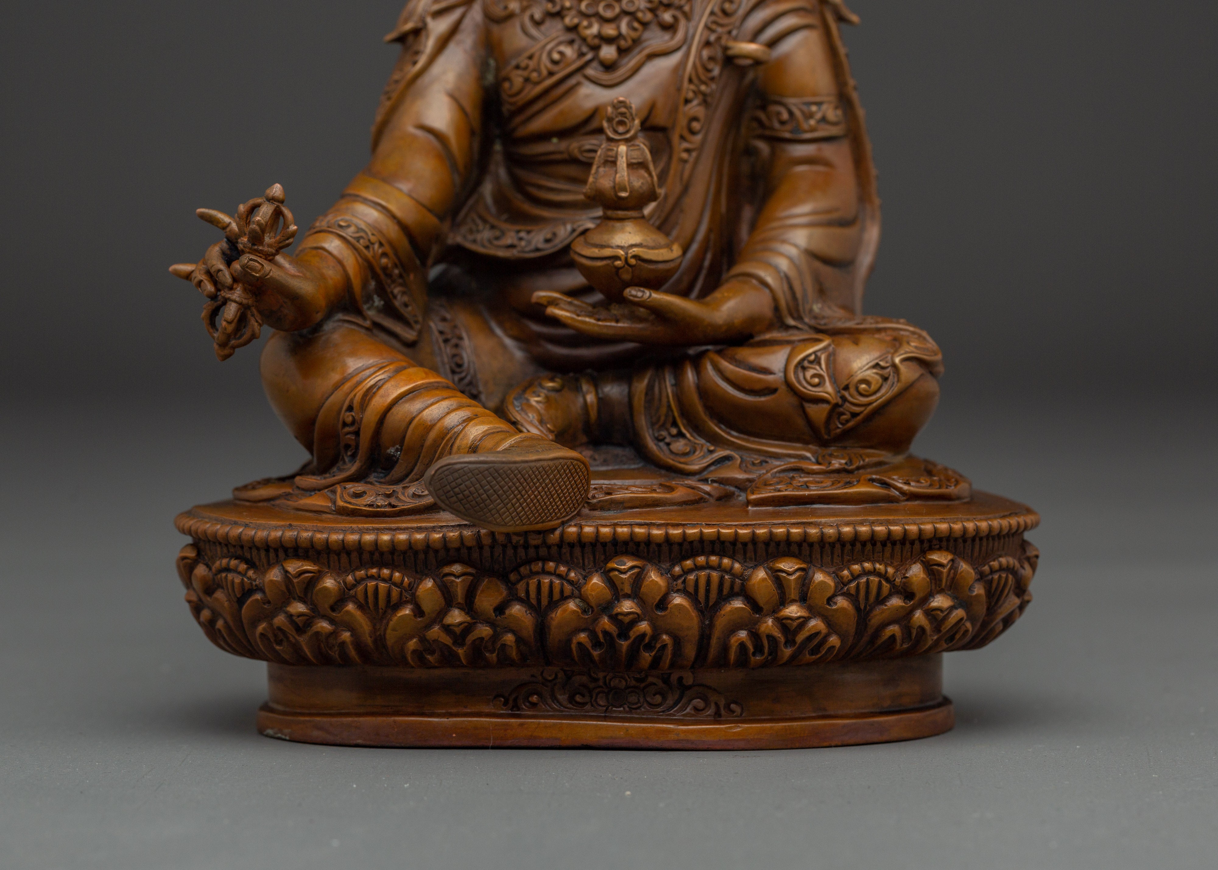 Oxidized Precious Guru Rinpoche | Himalayan Padmasambhava Artwork