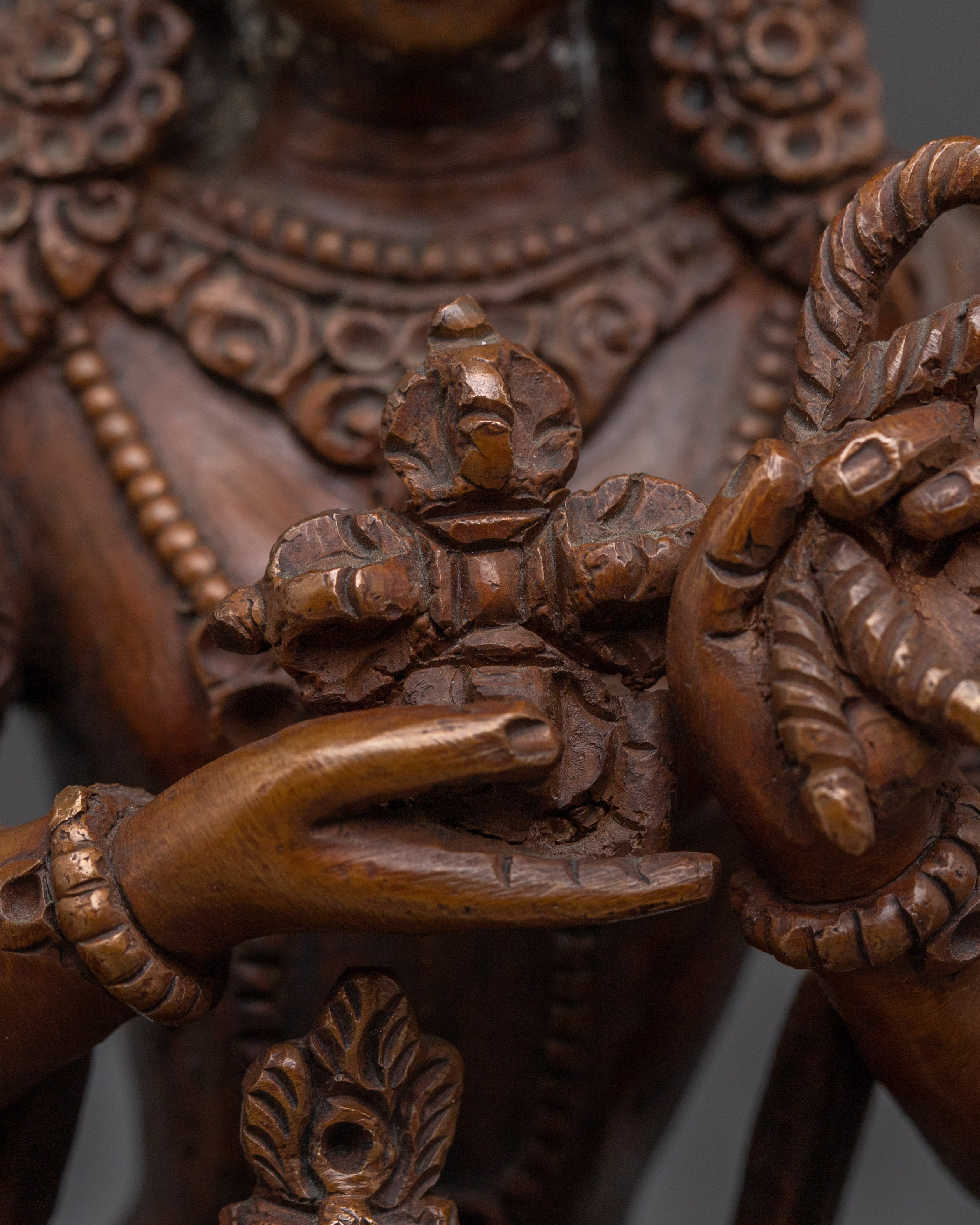 Oxidized Namgyalma Statue | Himalayan Ushnishavijaya Artwork