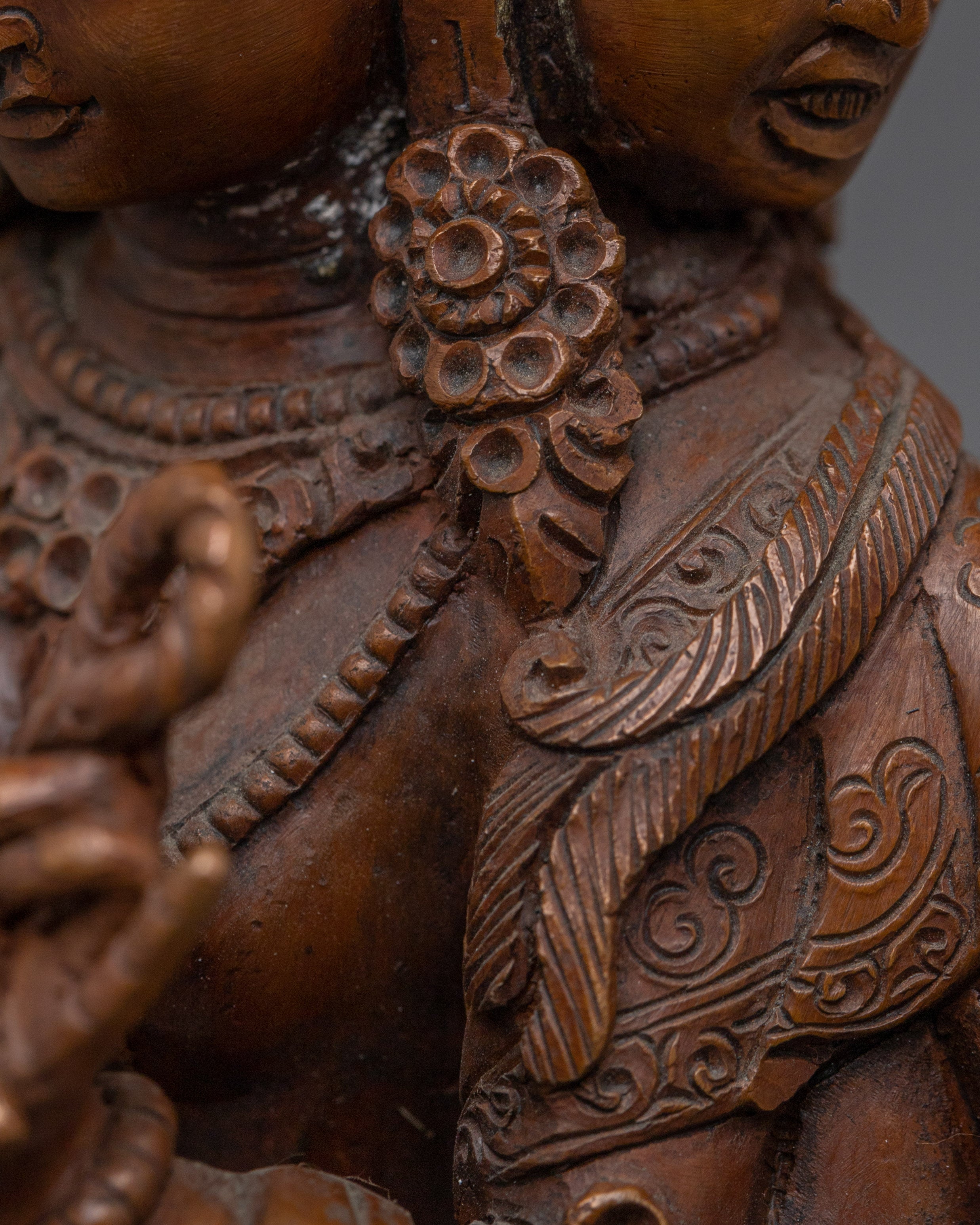 Oxidized Namgyalma Statue | Himalayan Ushnishavijaya Artwork