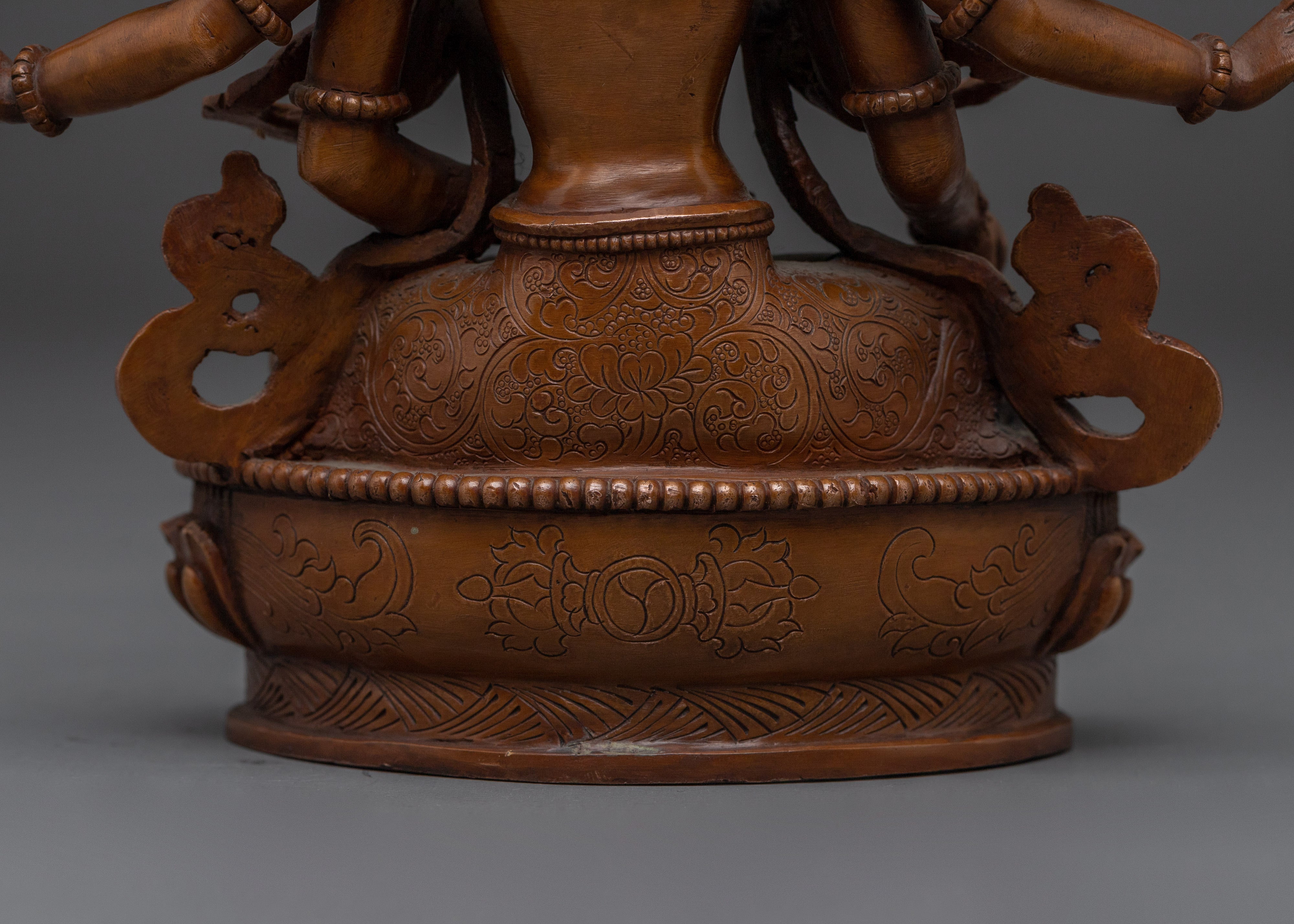 Oxidized Namgyalma Statue | Himalayan Ushnishavijaya Artwork