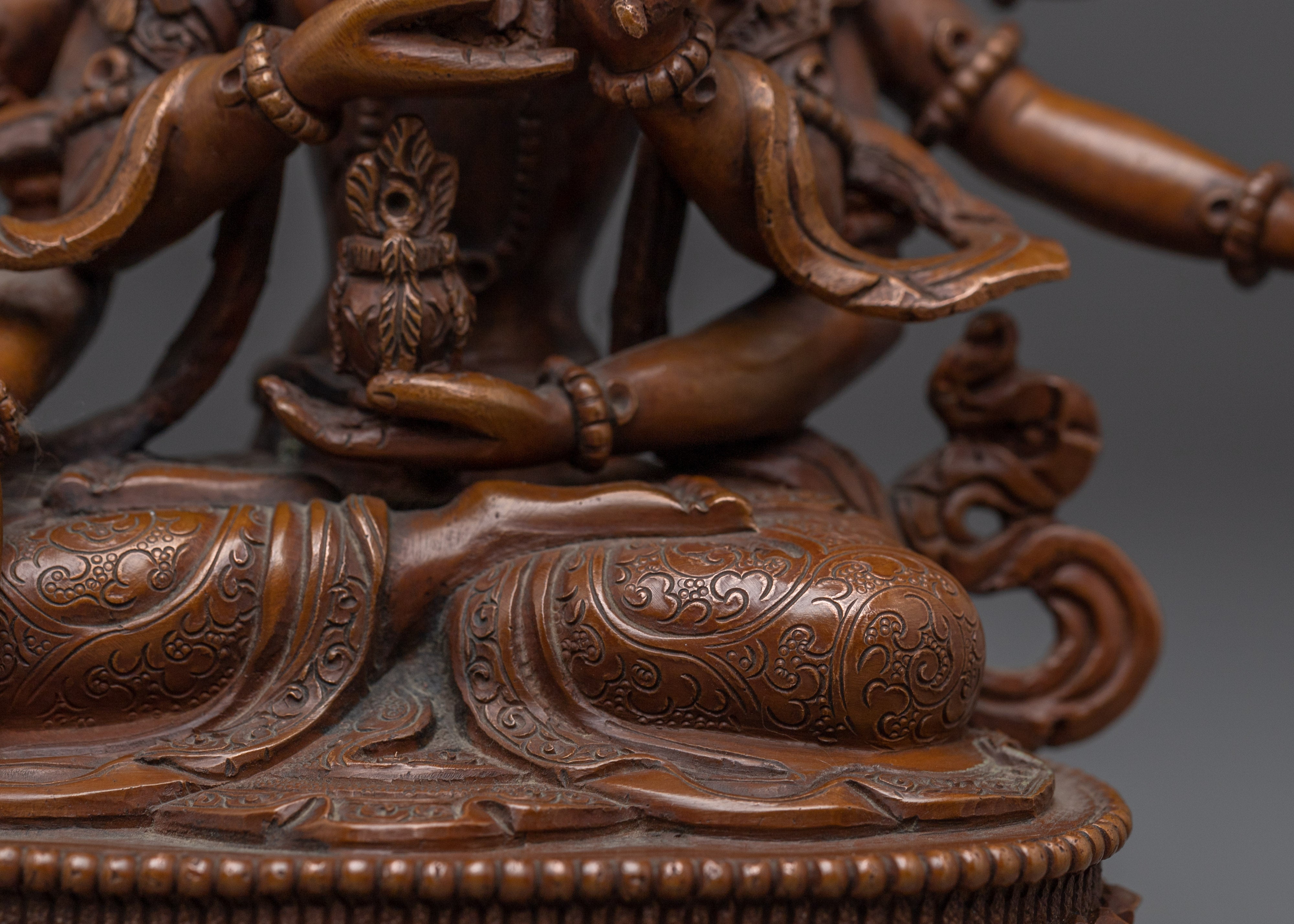 Oxidized Namgyalma Statue | Himalayan Ushnishavijaya Artwork