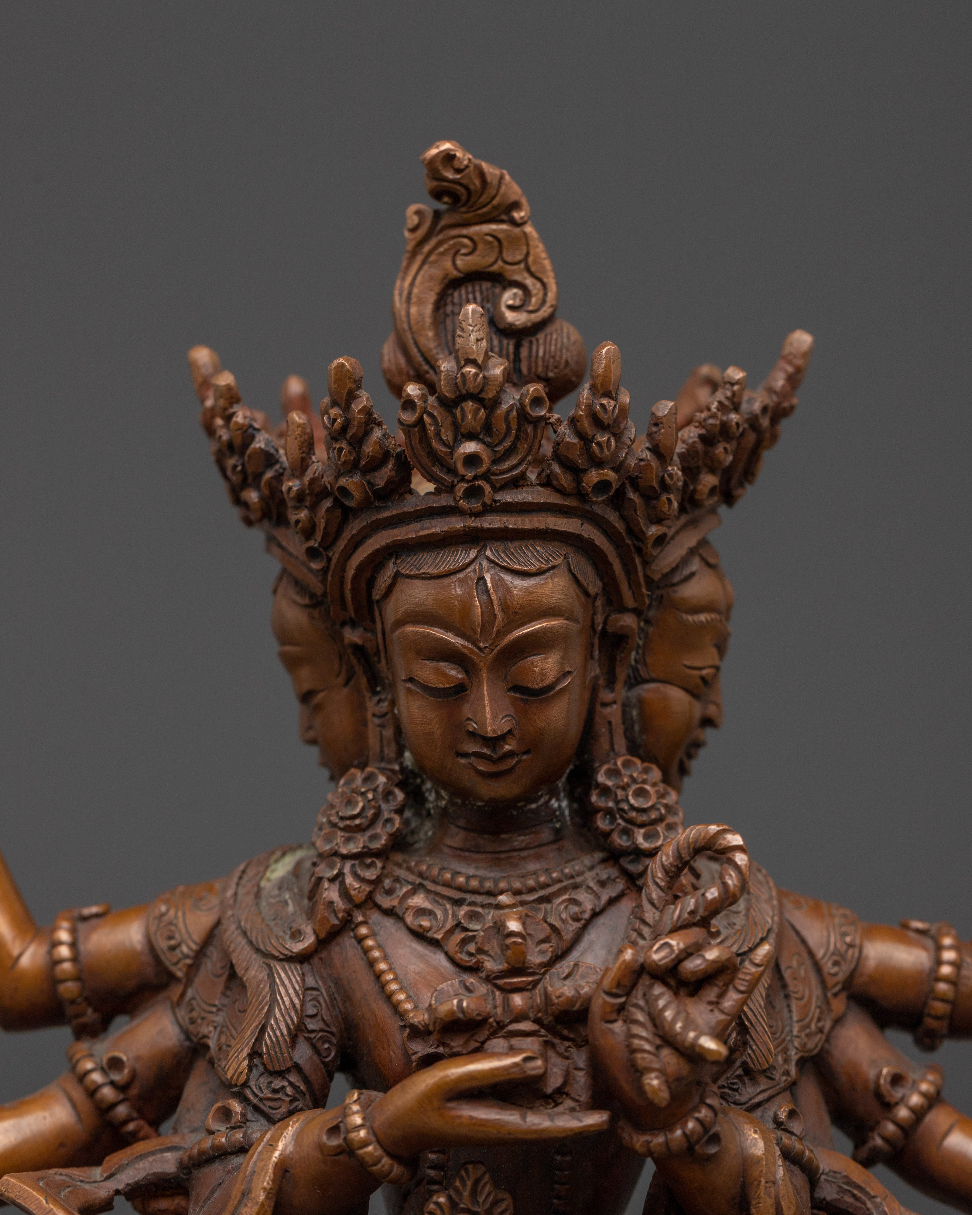 Oxidized Namgyalma Statue | Himalayan Ushnishavijaya Artwork