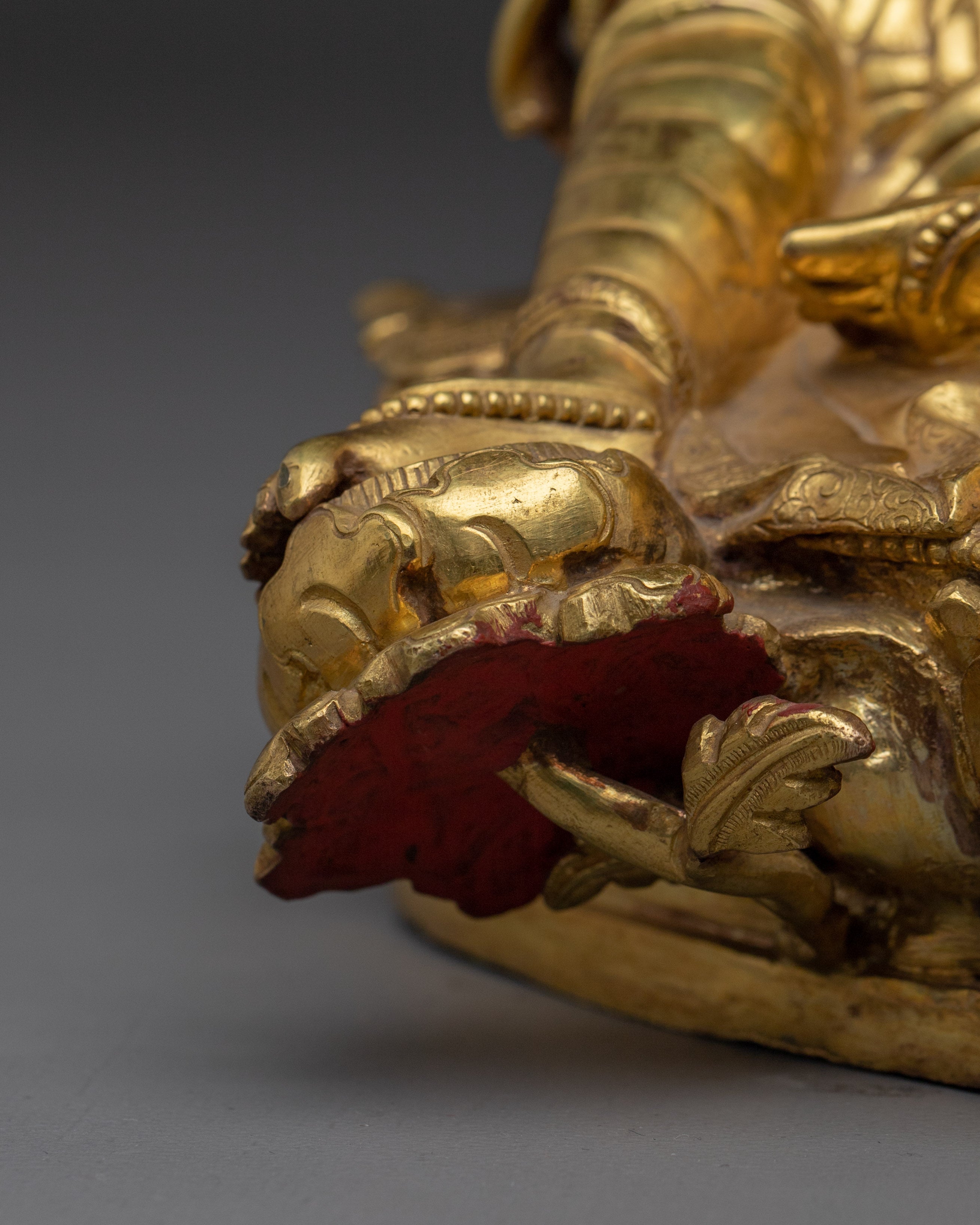 Golden Two Armed Chenrezig Statue | Spiritual Enlightenment