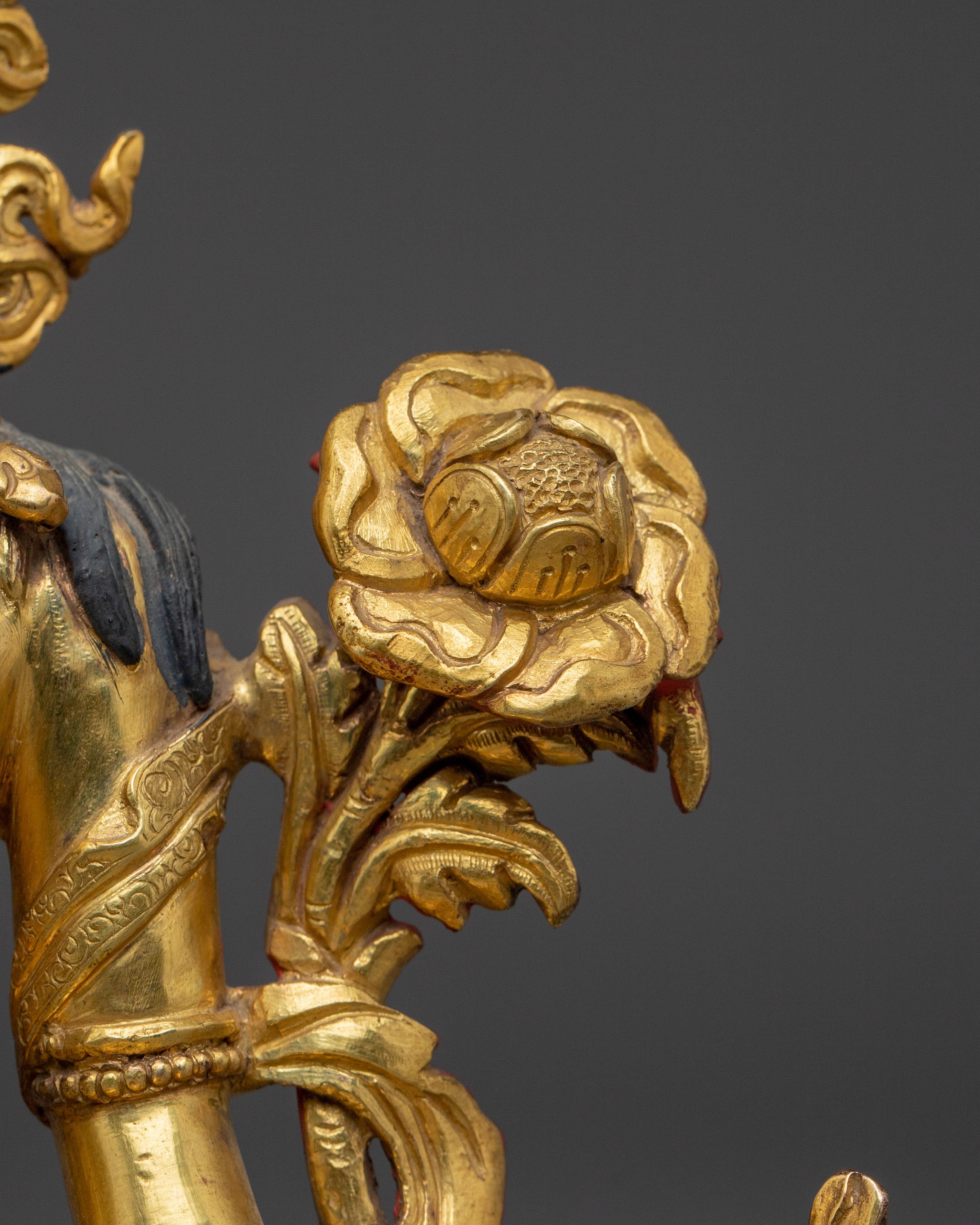 Golden Two Armed Chenrezig Statue | Spiritual Enlightenment