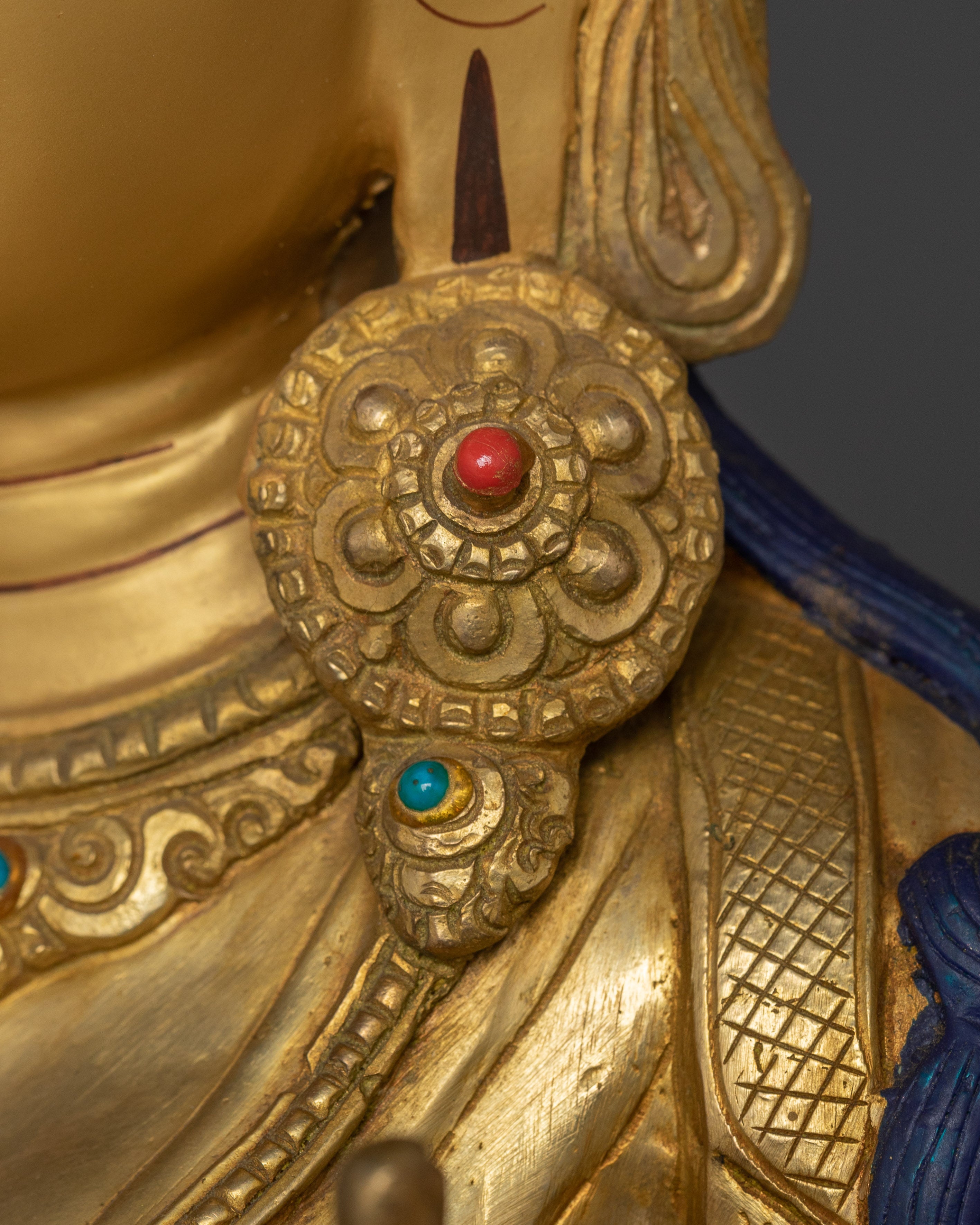 Handmade Green Tara Statue in 24K Gold | Feminine Energy and Protection