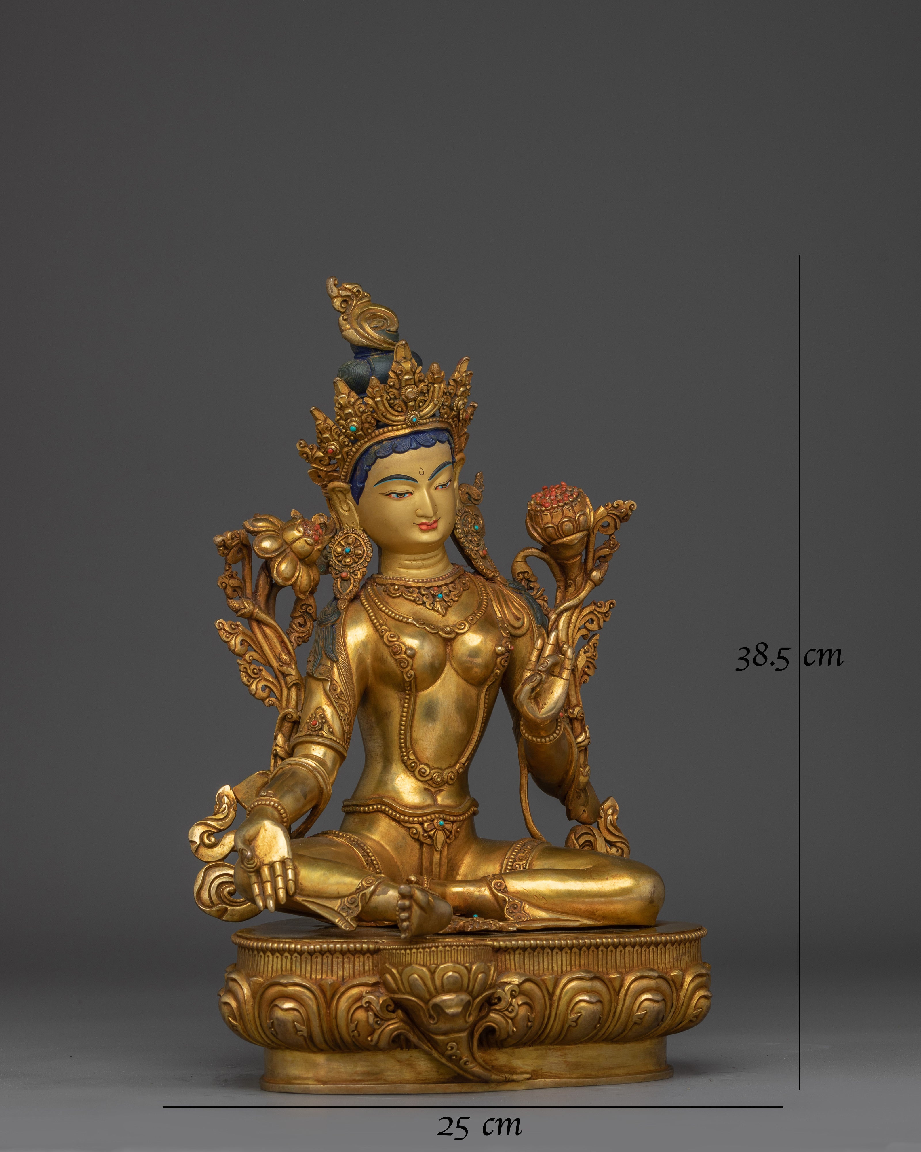 enlightened-feminine-green-tara-statue