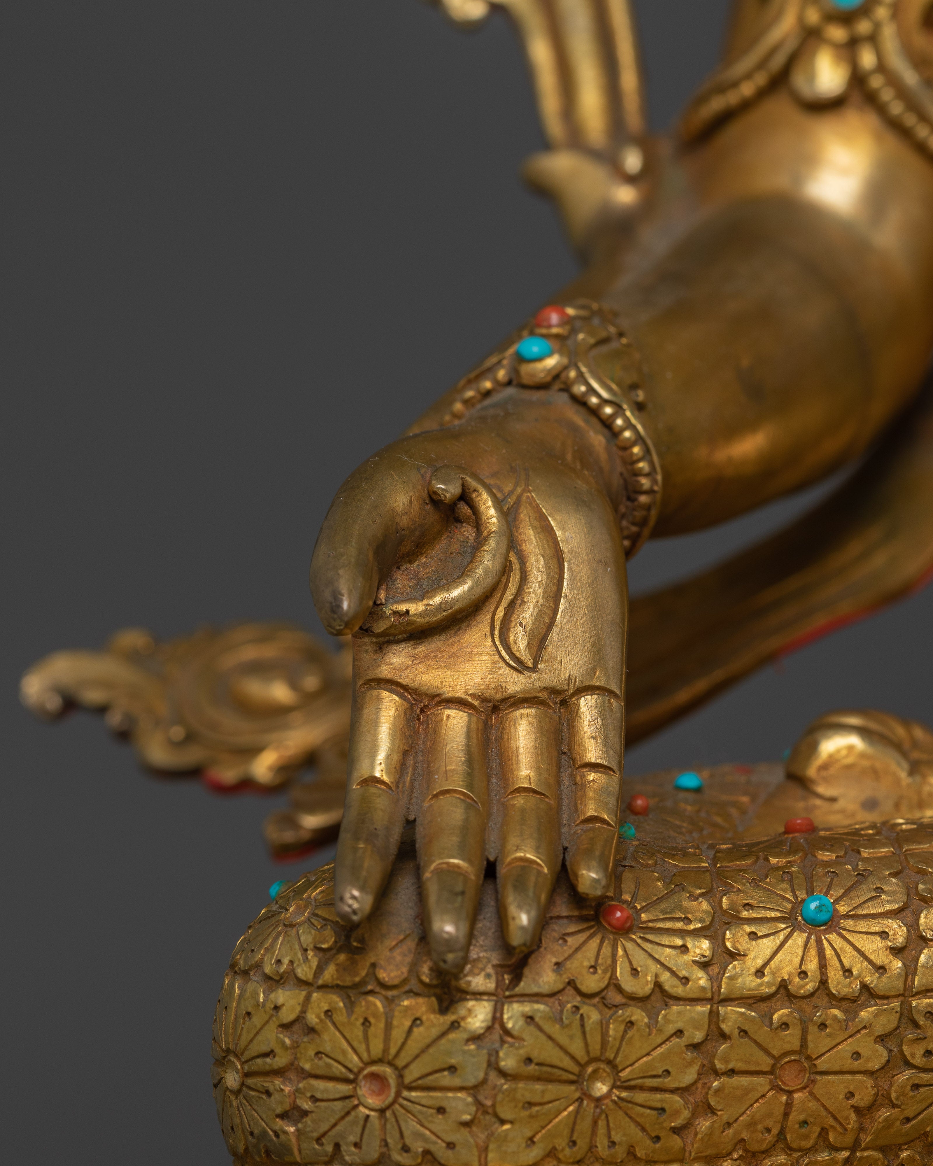 White Tara Radiant Statue | Sita Tara - Tibetan Healing Deity