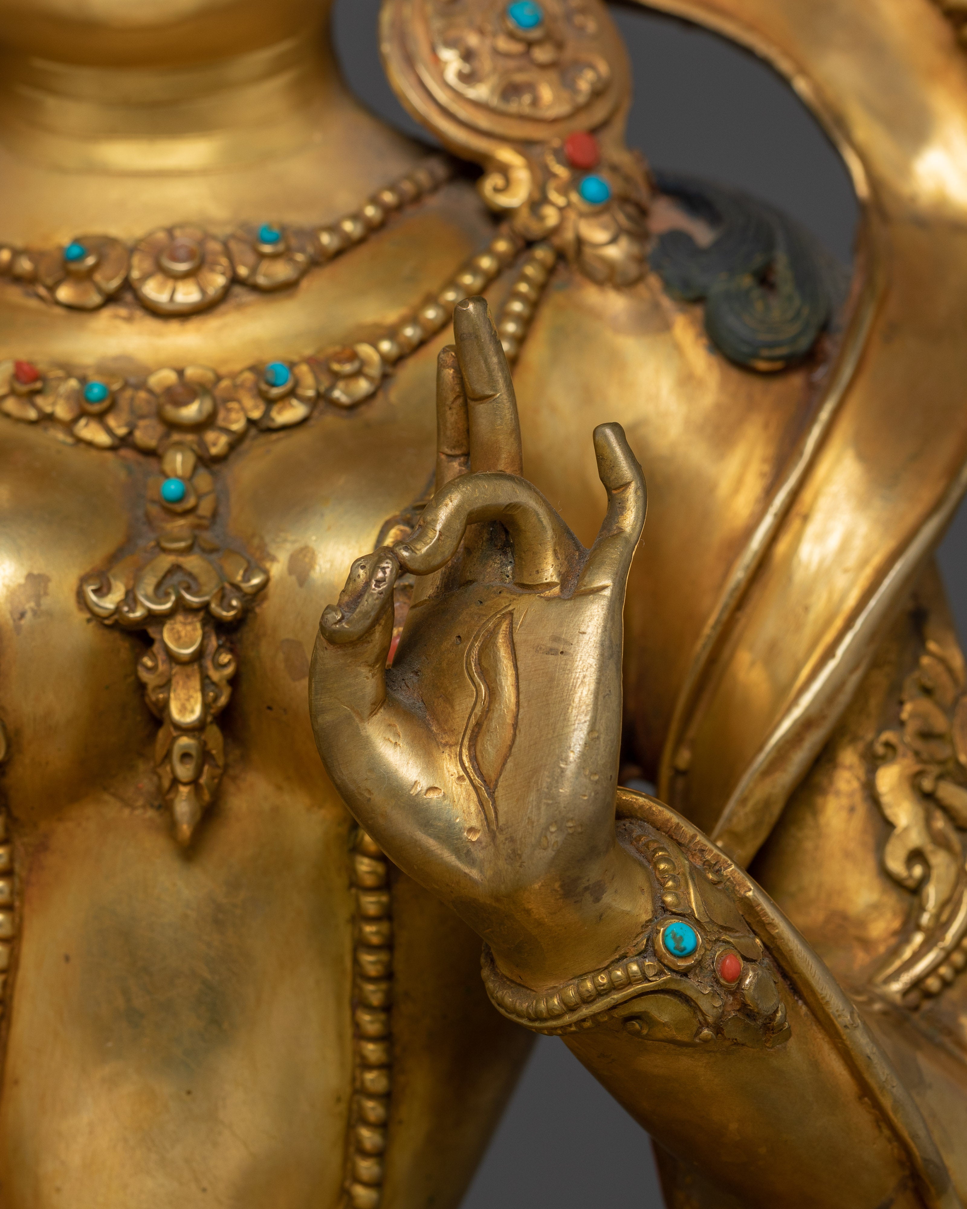 White Tara Radiant Statue | Sita Tara - Tibetan Healing Deity
