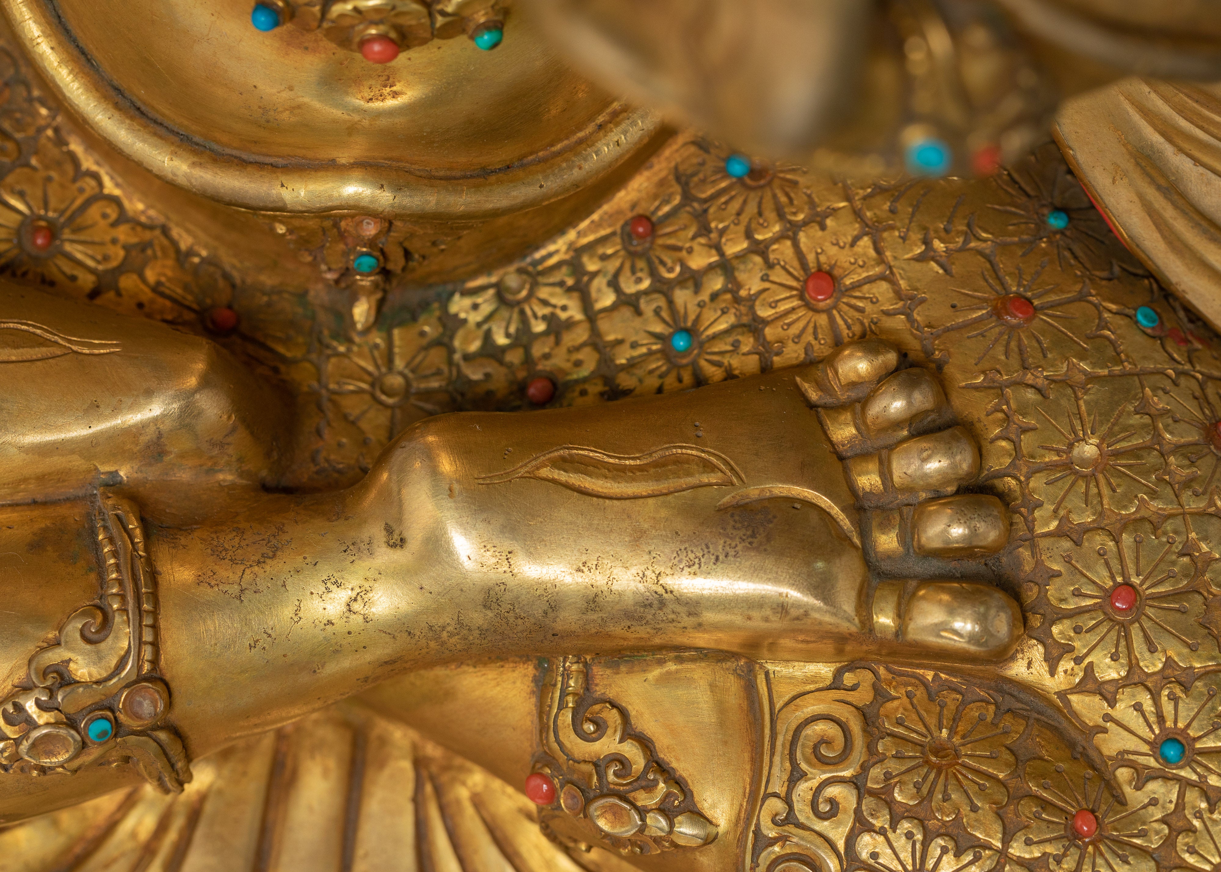 White Tara Radiant Statue | Sita Tara - Tibetan Healing Deity