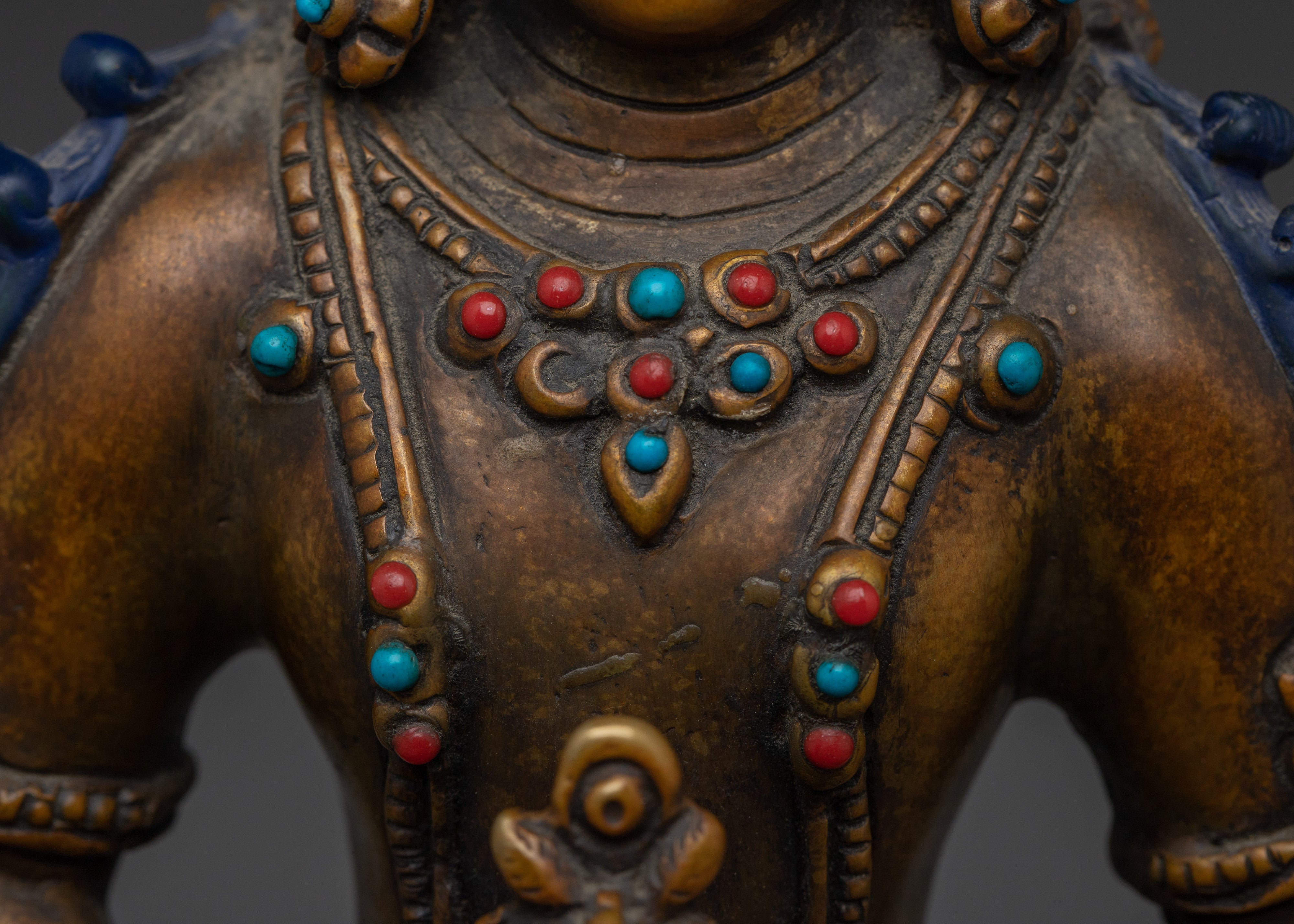 Amitayus Buddha Oxidized Statue | Buddha of Infinite Life