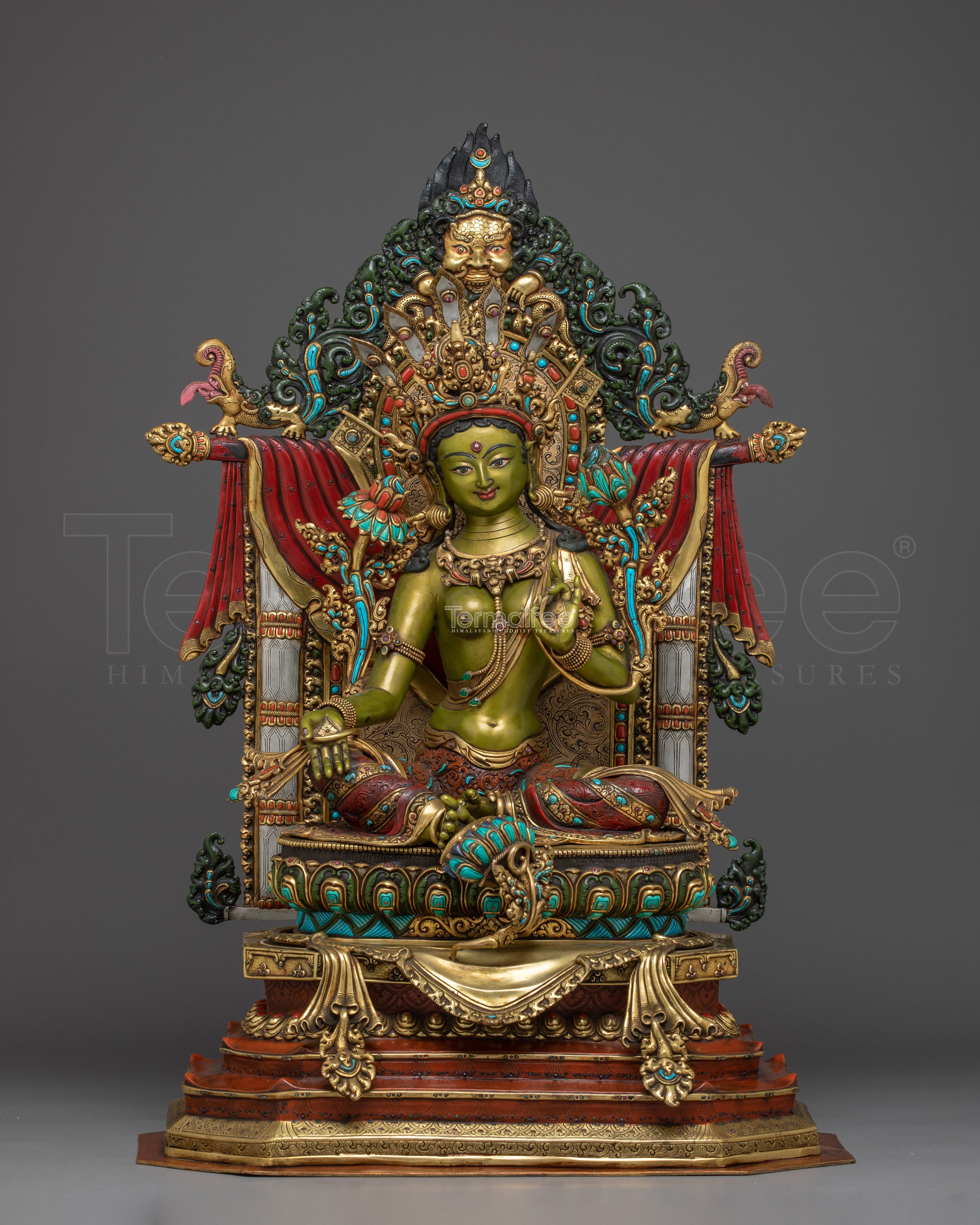 Magnificent Green Tara Statue | Shyama Tara - Mother of All Buddhas