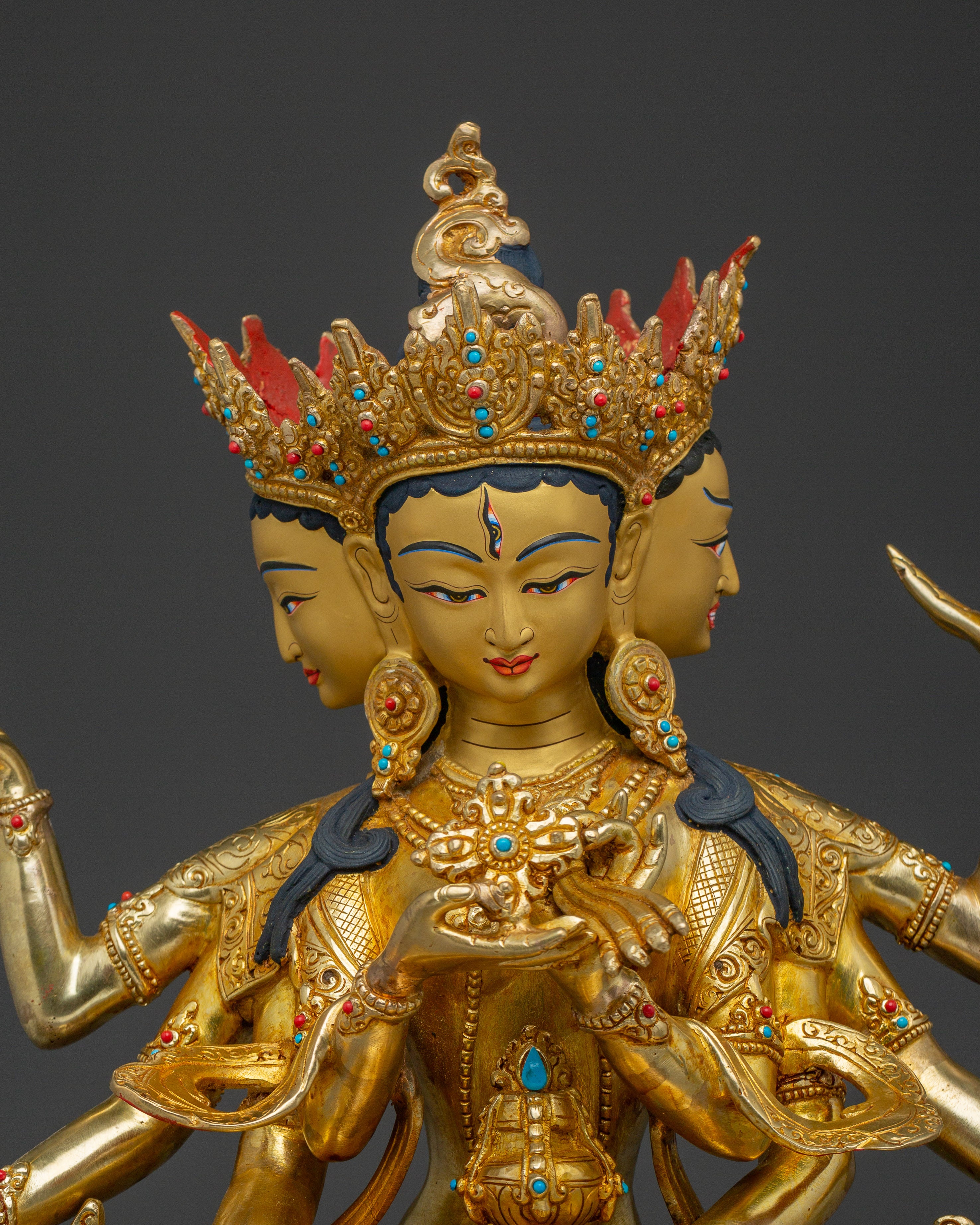 Namgyalma Ushnishavijaya Statue | Tibetan Healing Deity