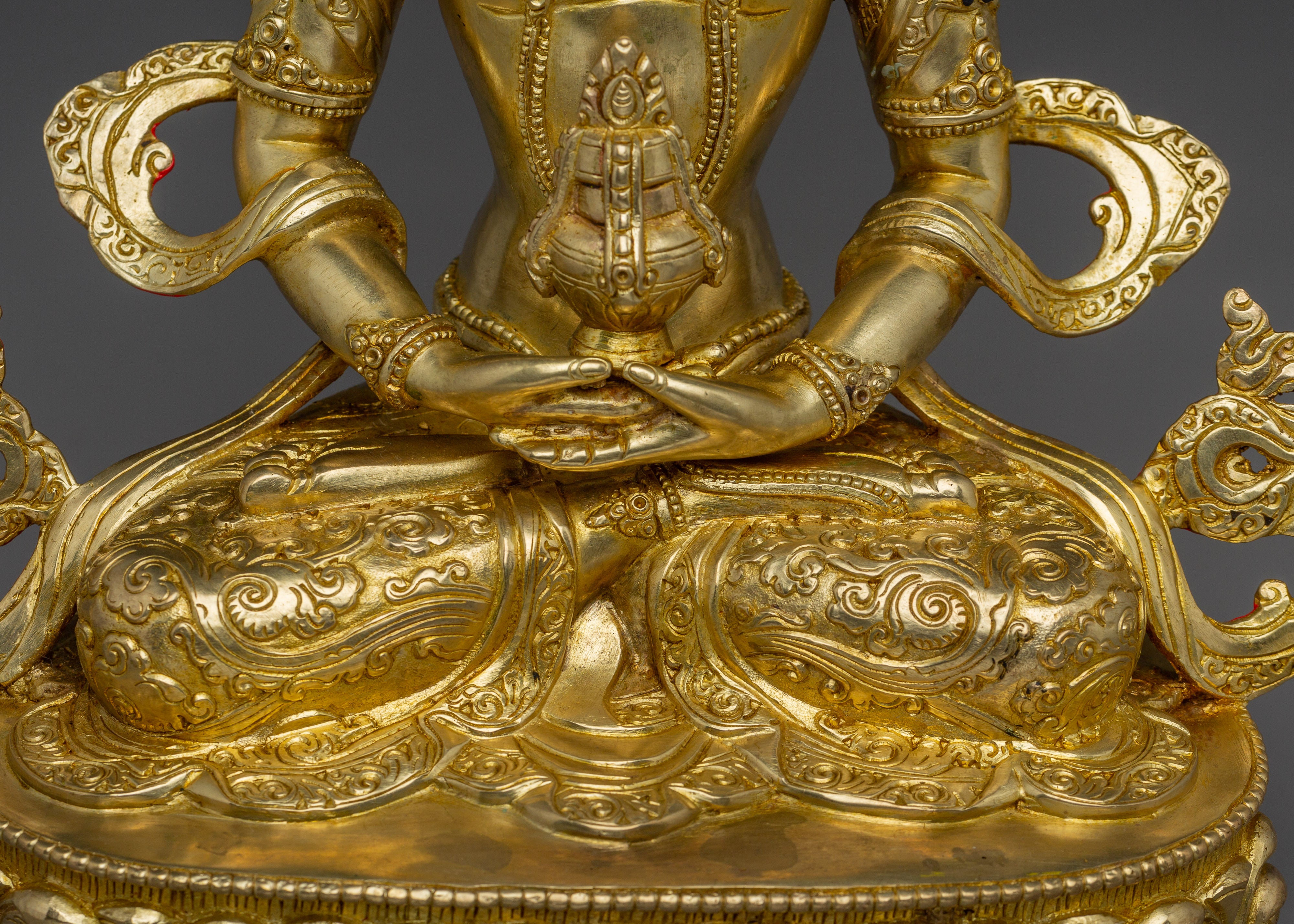Amitayus Buddha Decor Statue | Tibetan Healing Buddha
