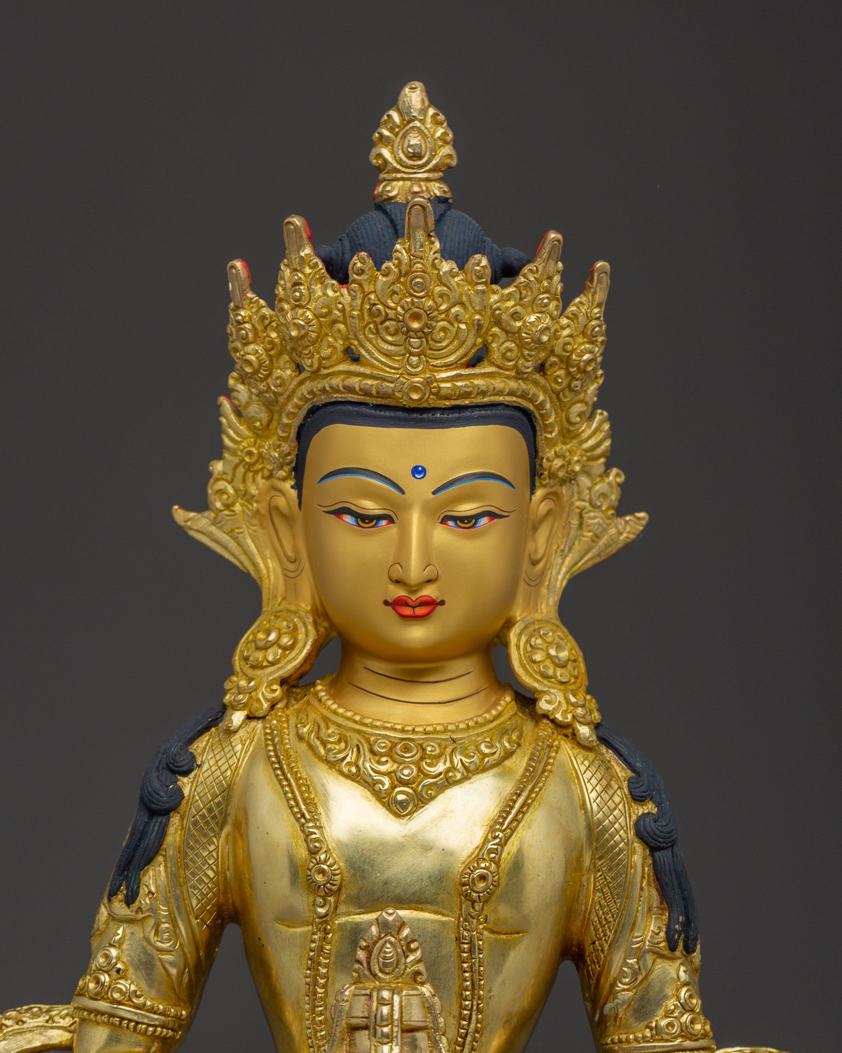 Amitayus Buddha Decor Statue | Tibetan Healing Buddha