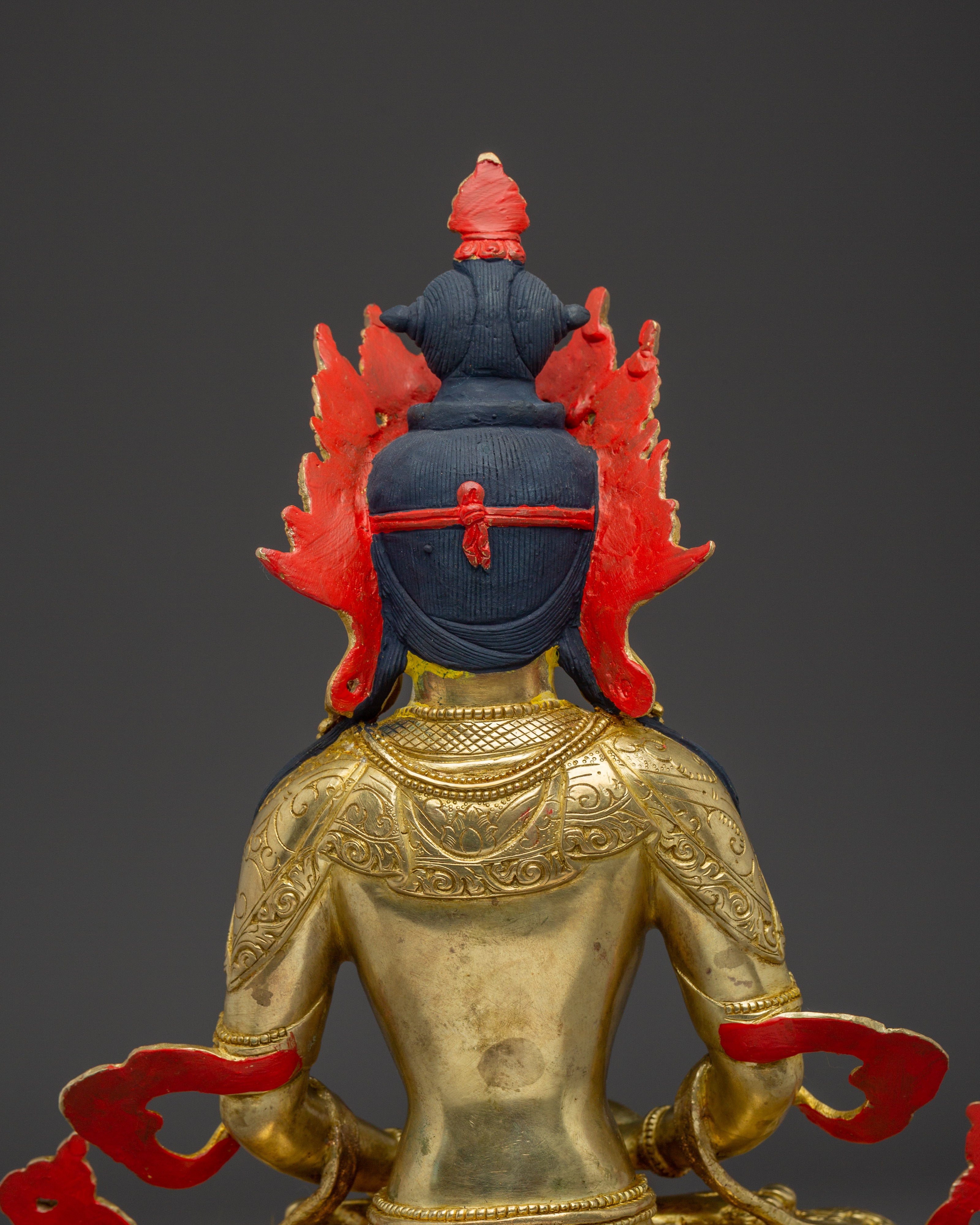 Amitayus Buddha Decor Statue | Tibetan Healing Buddha