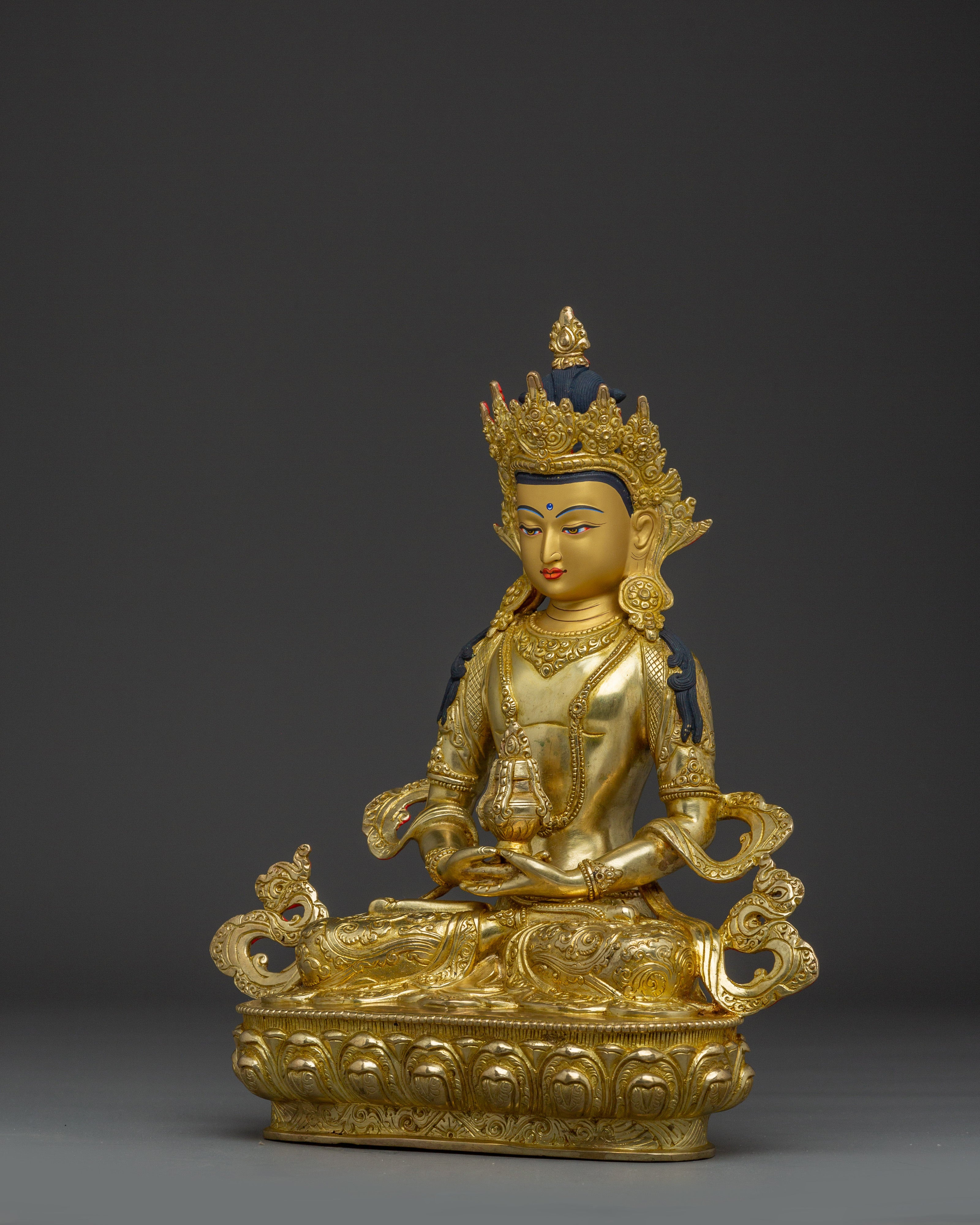 Amitayus Buddha Decor Statue | Tibetan Healing Buddha