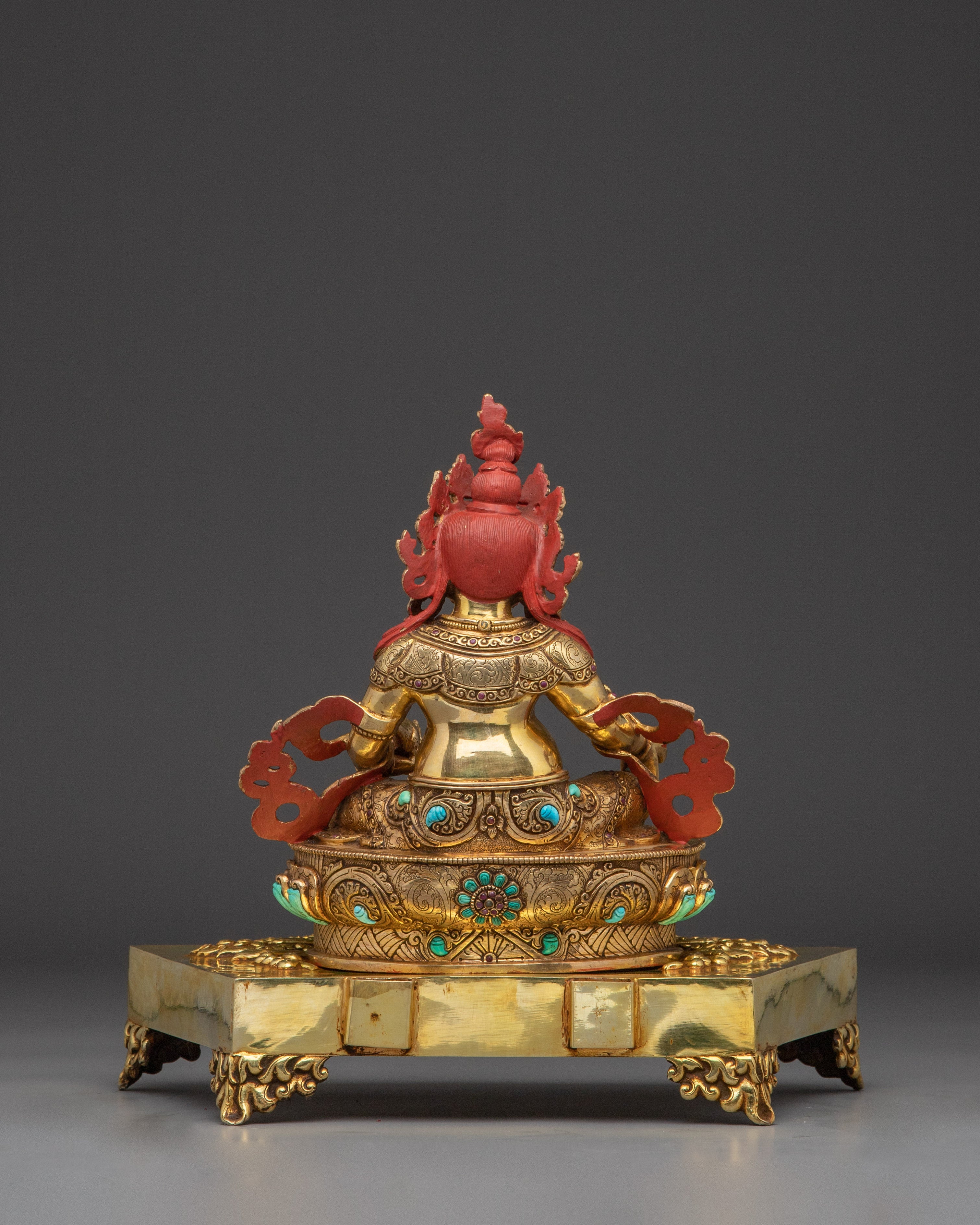 Spiritual Wealth Guardian Dzambhala Statue | Handcrafted Nepalese Art