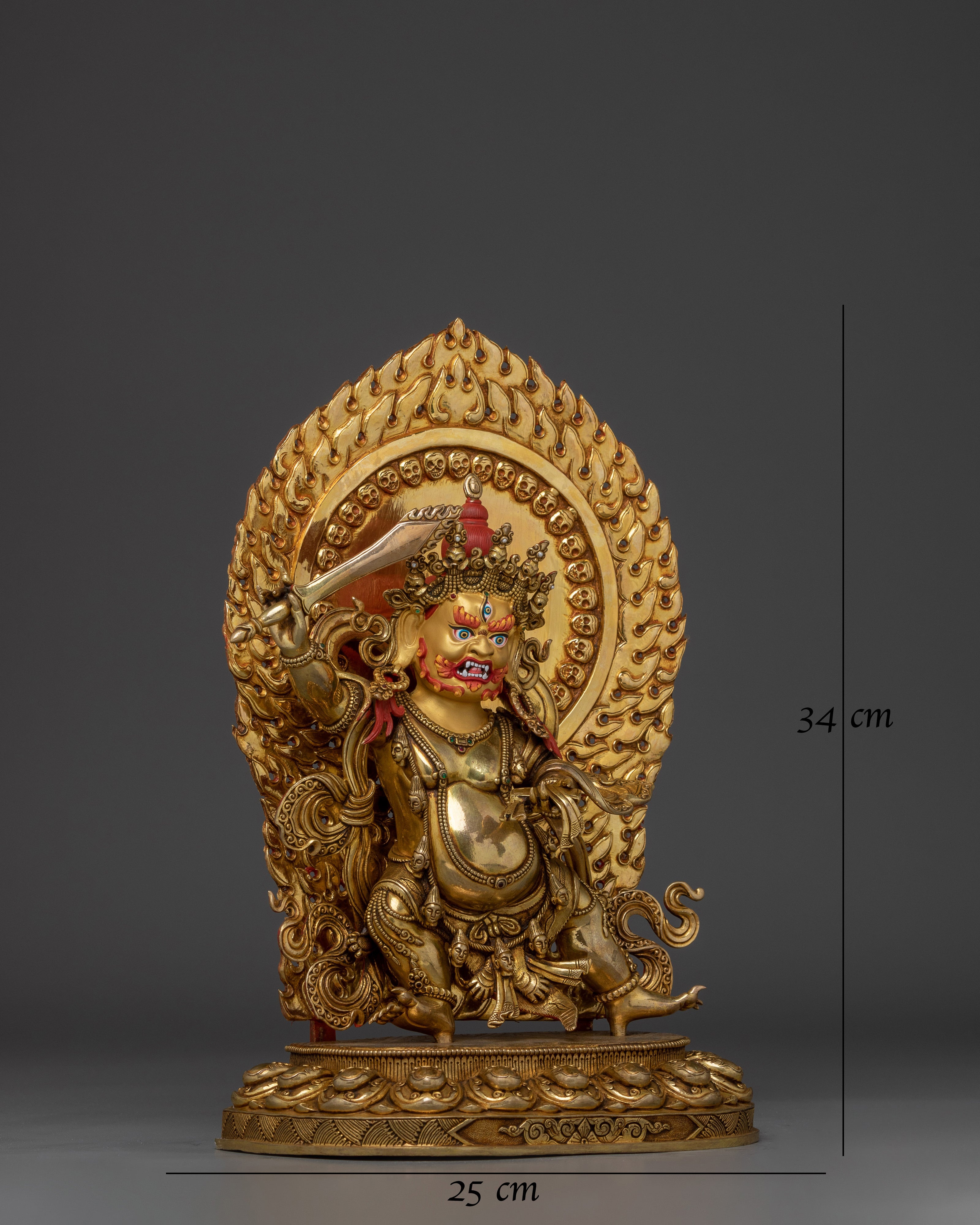 Black Manjushri Statue