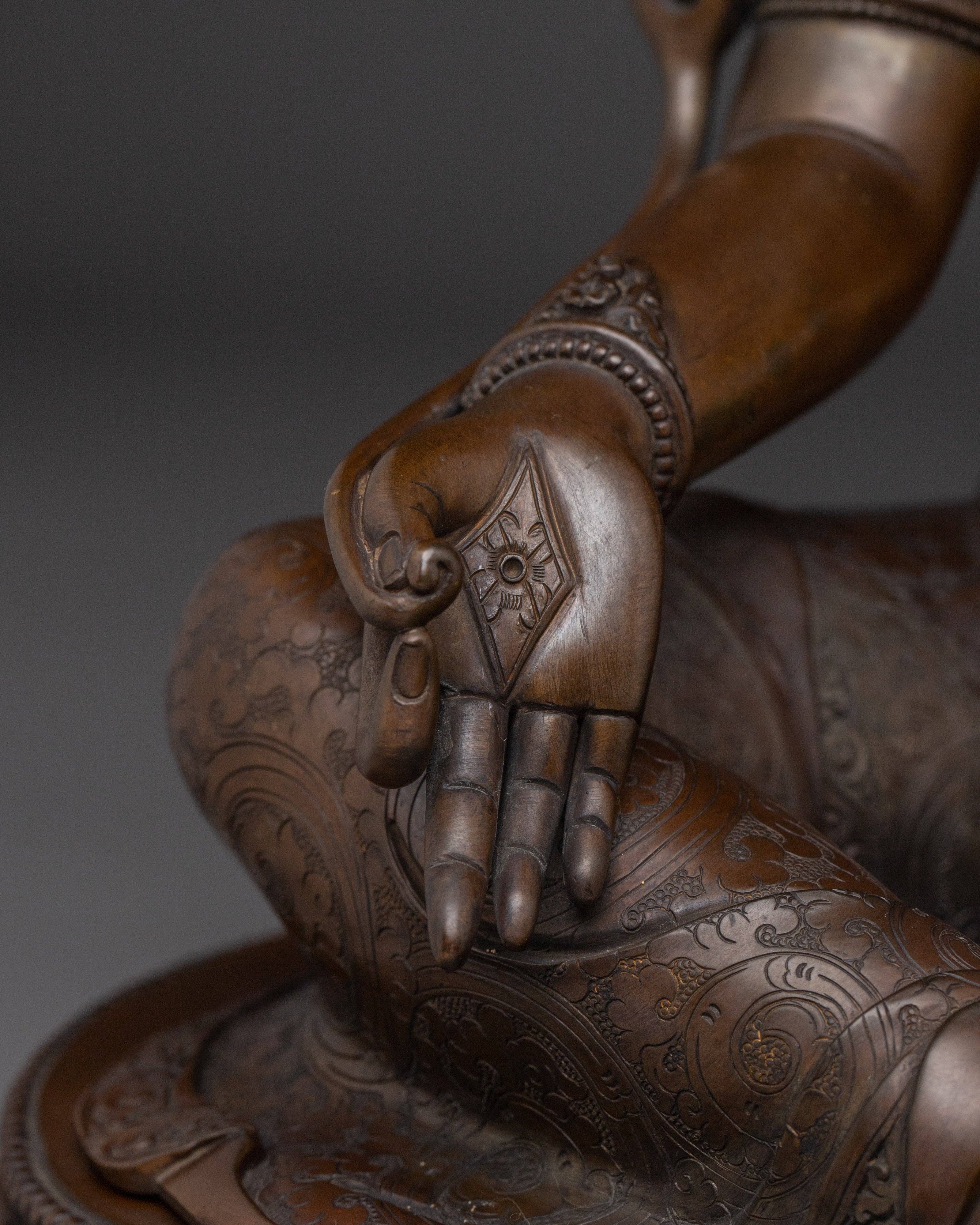 Sacred Feminine Statue of Green Tara | Bodhisattva of Compassion