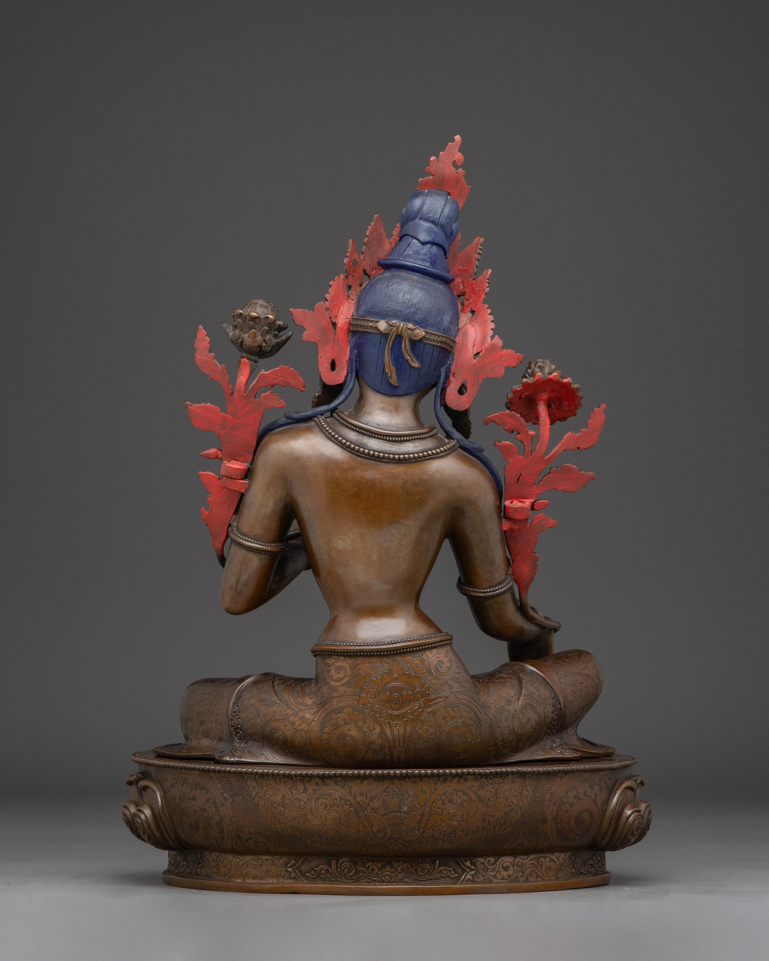 Sacred Feminine Statue of Green Tara | Bodhisattva of Compassion