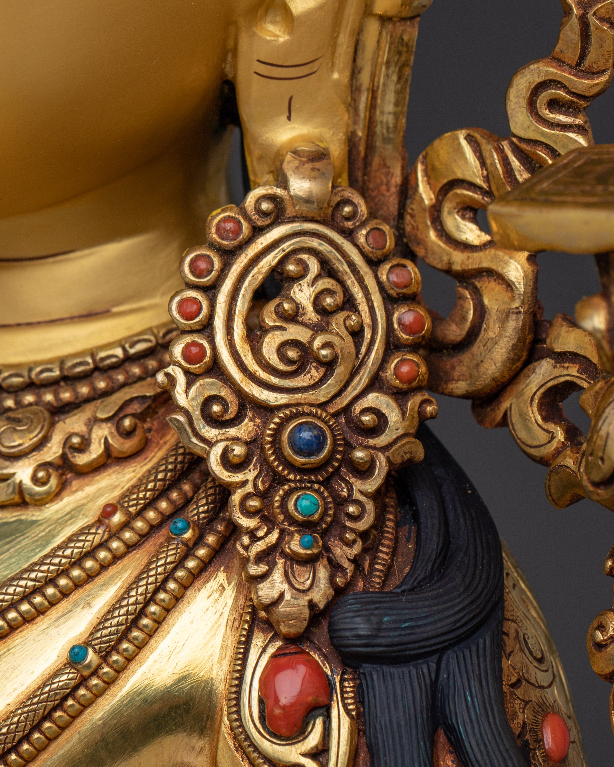 Handmade Supreme Wisdom Manjushri Art | Wisdom Bodhisattva Statue