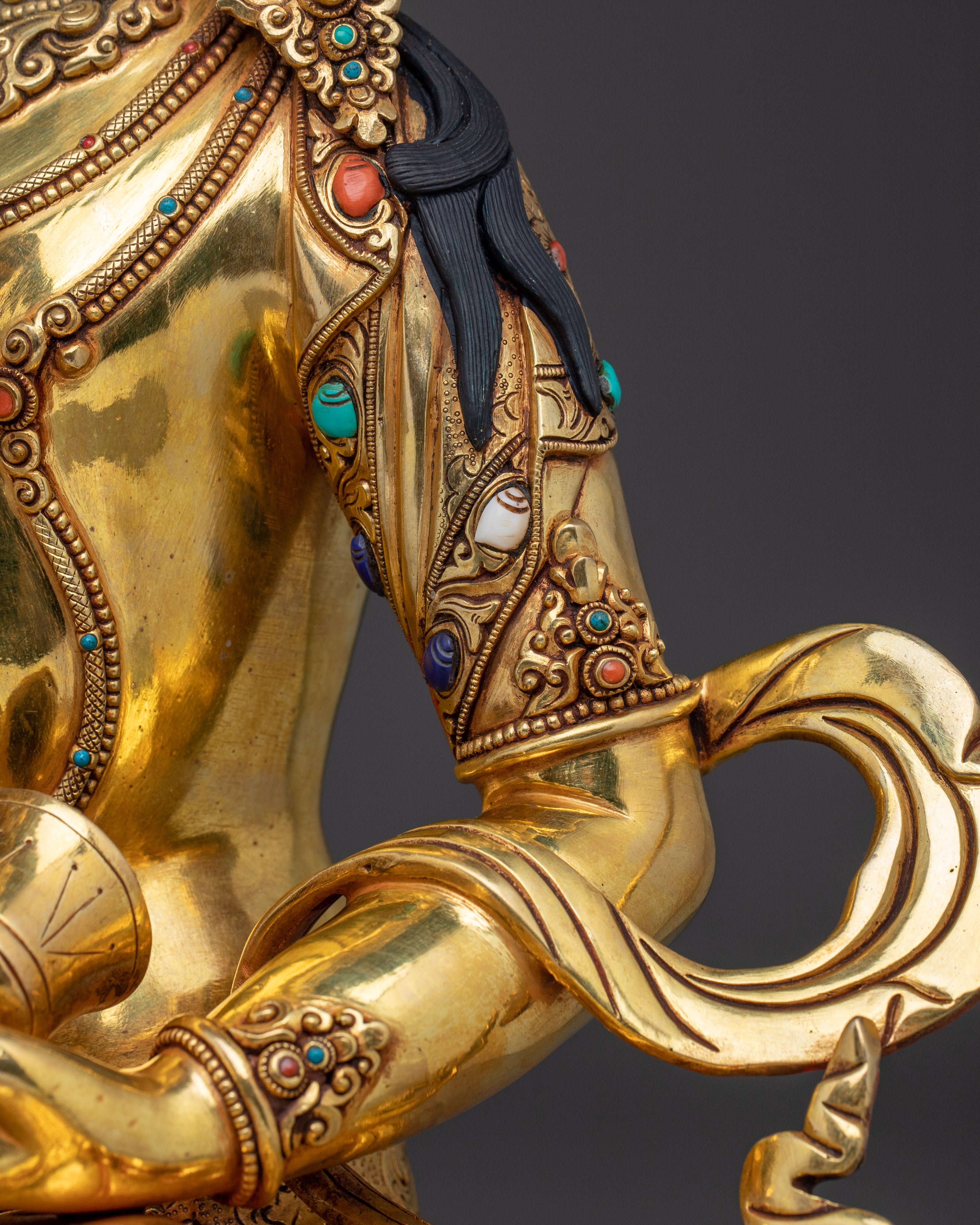 Golden Vajrasattva Purification Deity Artwork | Embodiment of Purification