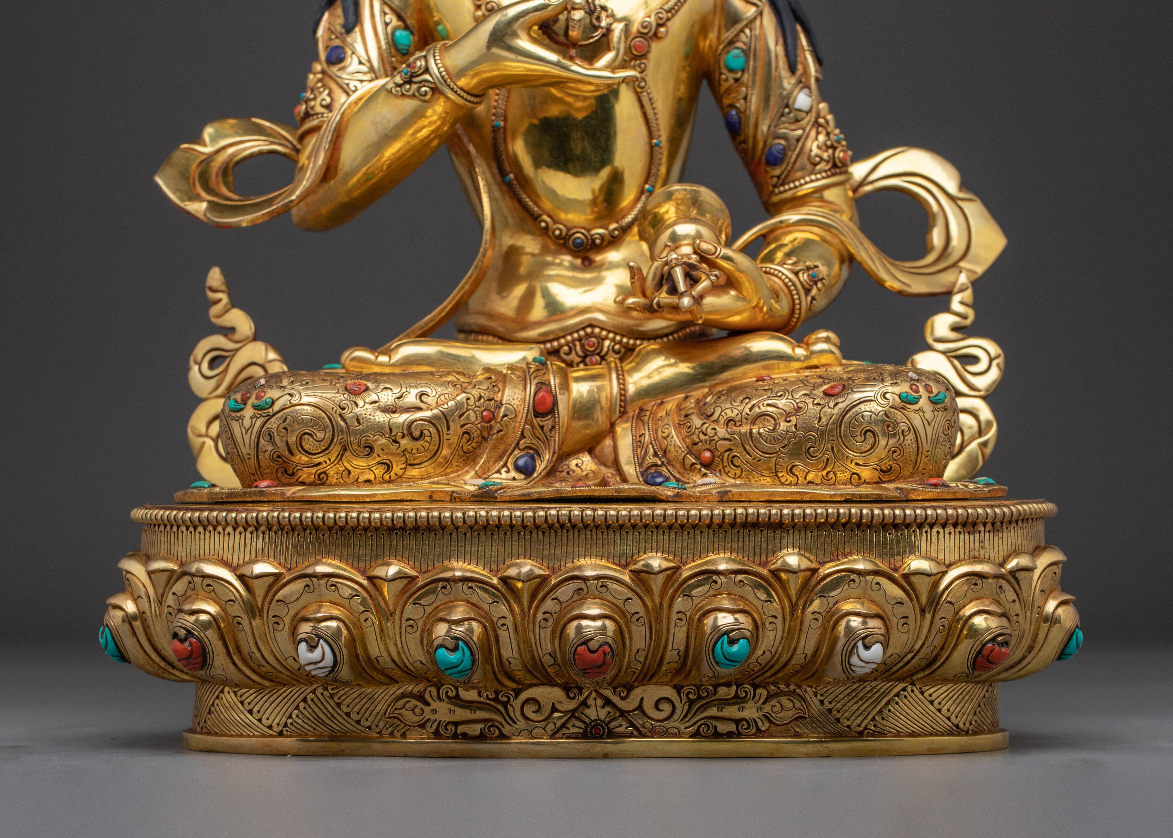 Golden Vajrasattva Purification Deity Artwork | Embodiment of Purification