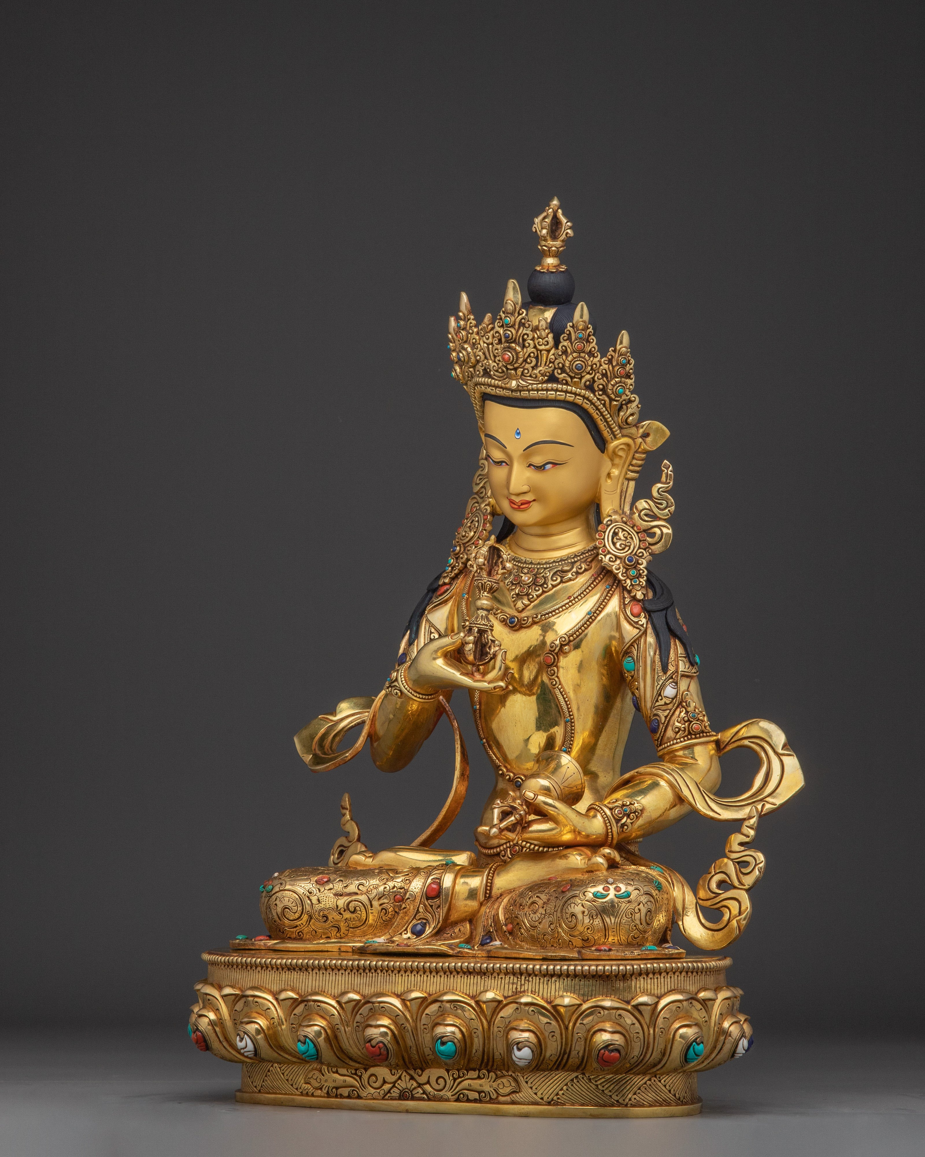 Golden Vajrasattva Purification Deity Artwork | Embodiment of Purification