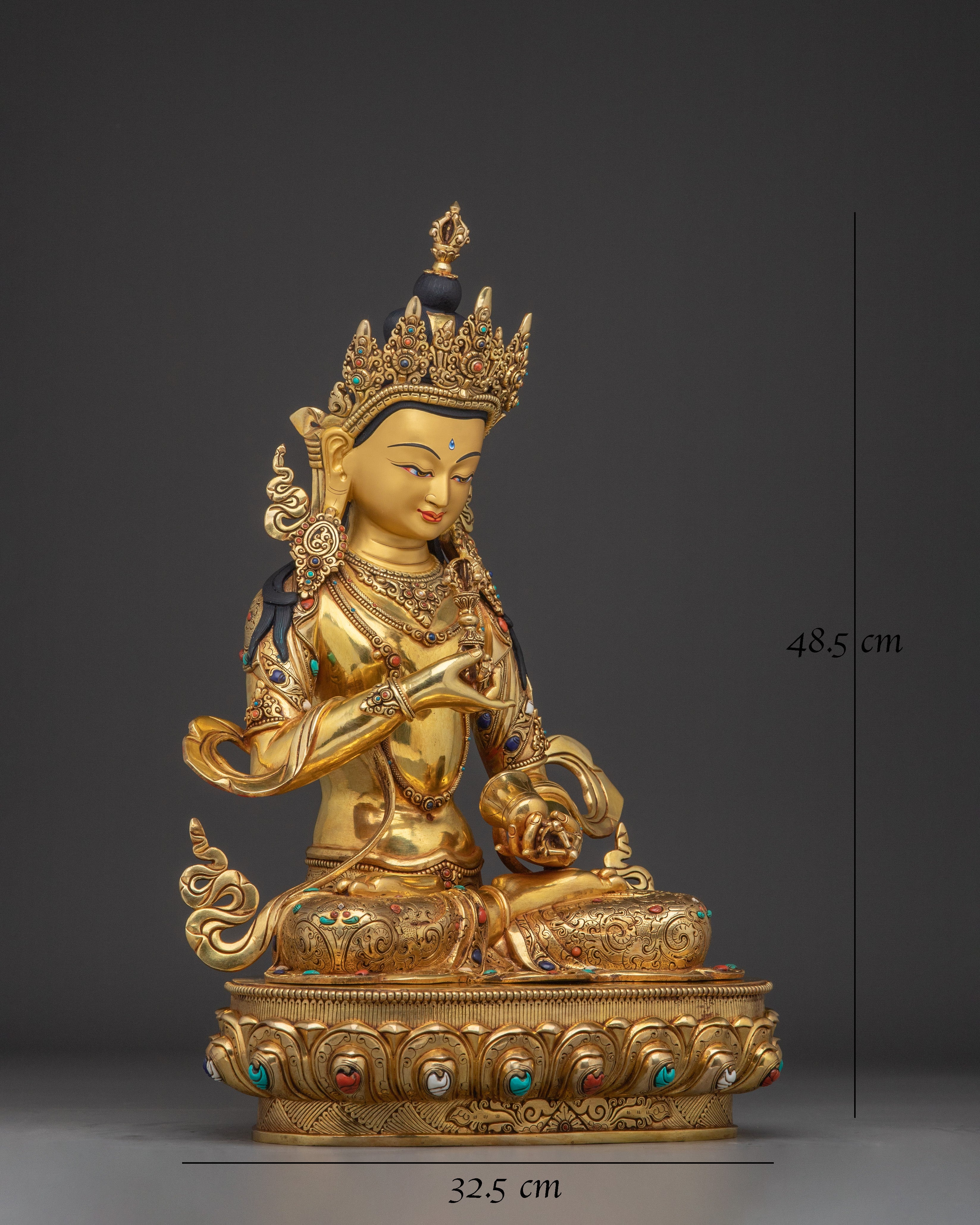 Golden Vajrasattva Purification Deity Artwork