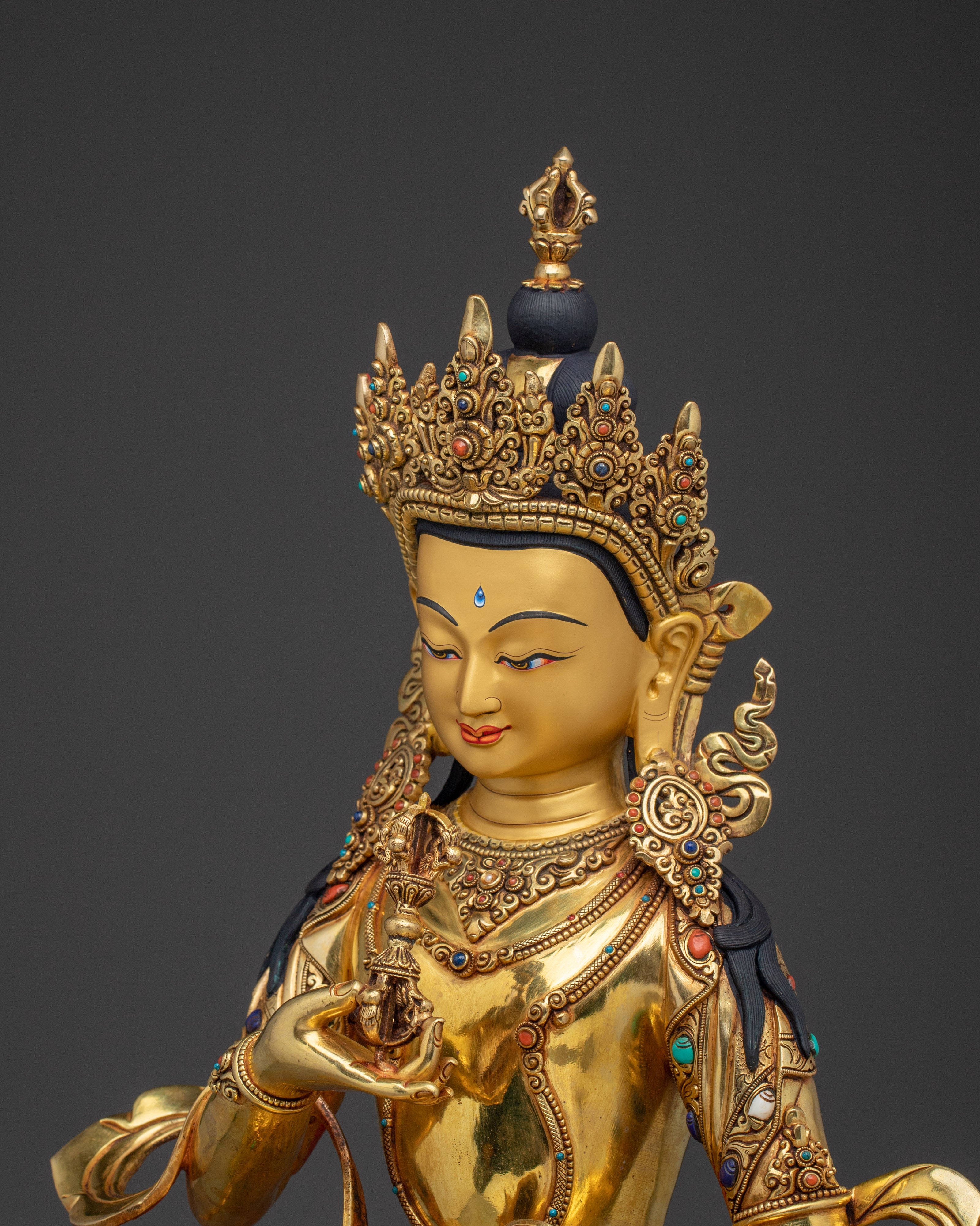Golden Vajrasattva Purification Deity Artwork | Embodiment of Purification