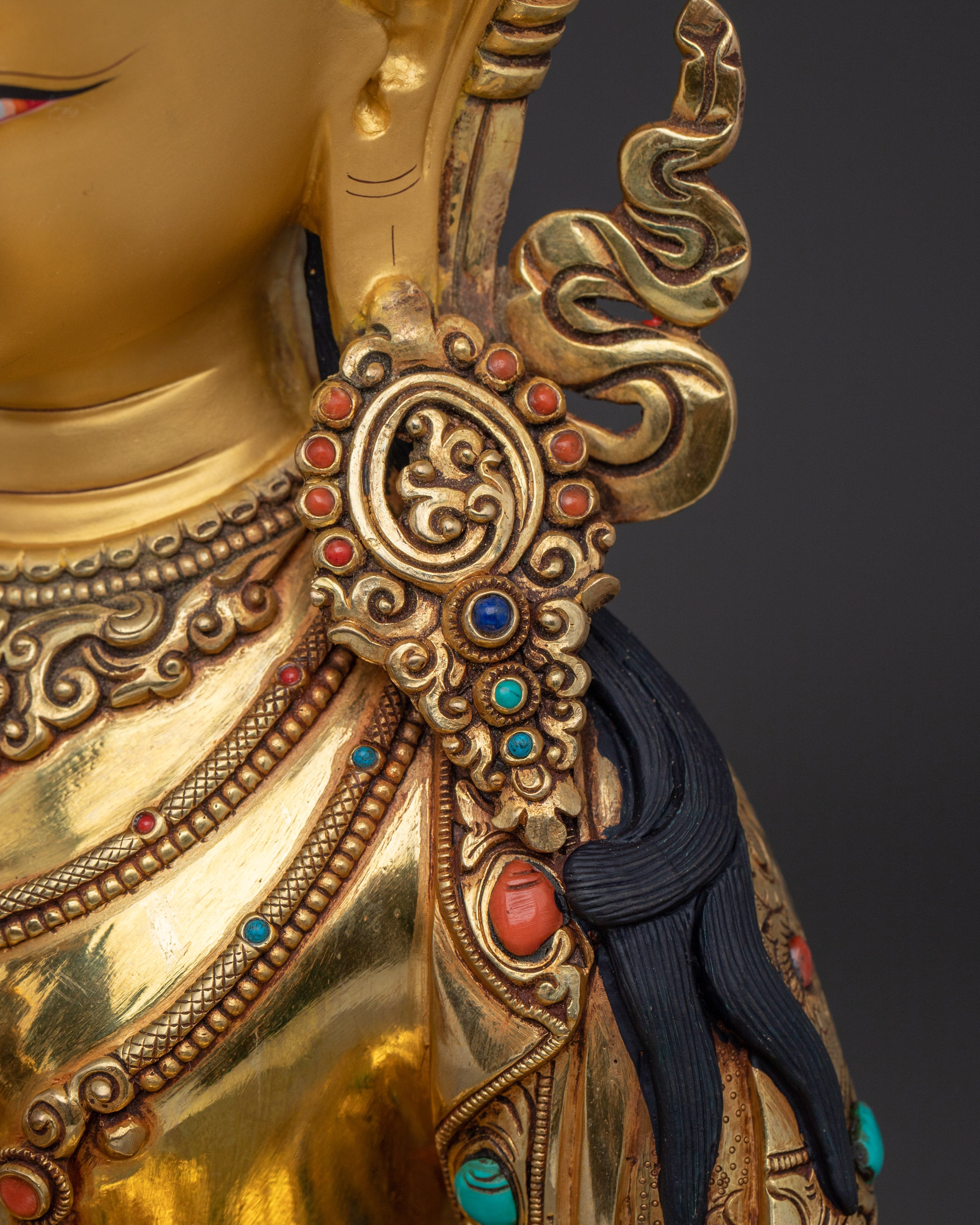 Golden Vajrasattva Purification Deity Artwork | Embodiment of Purification