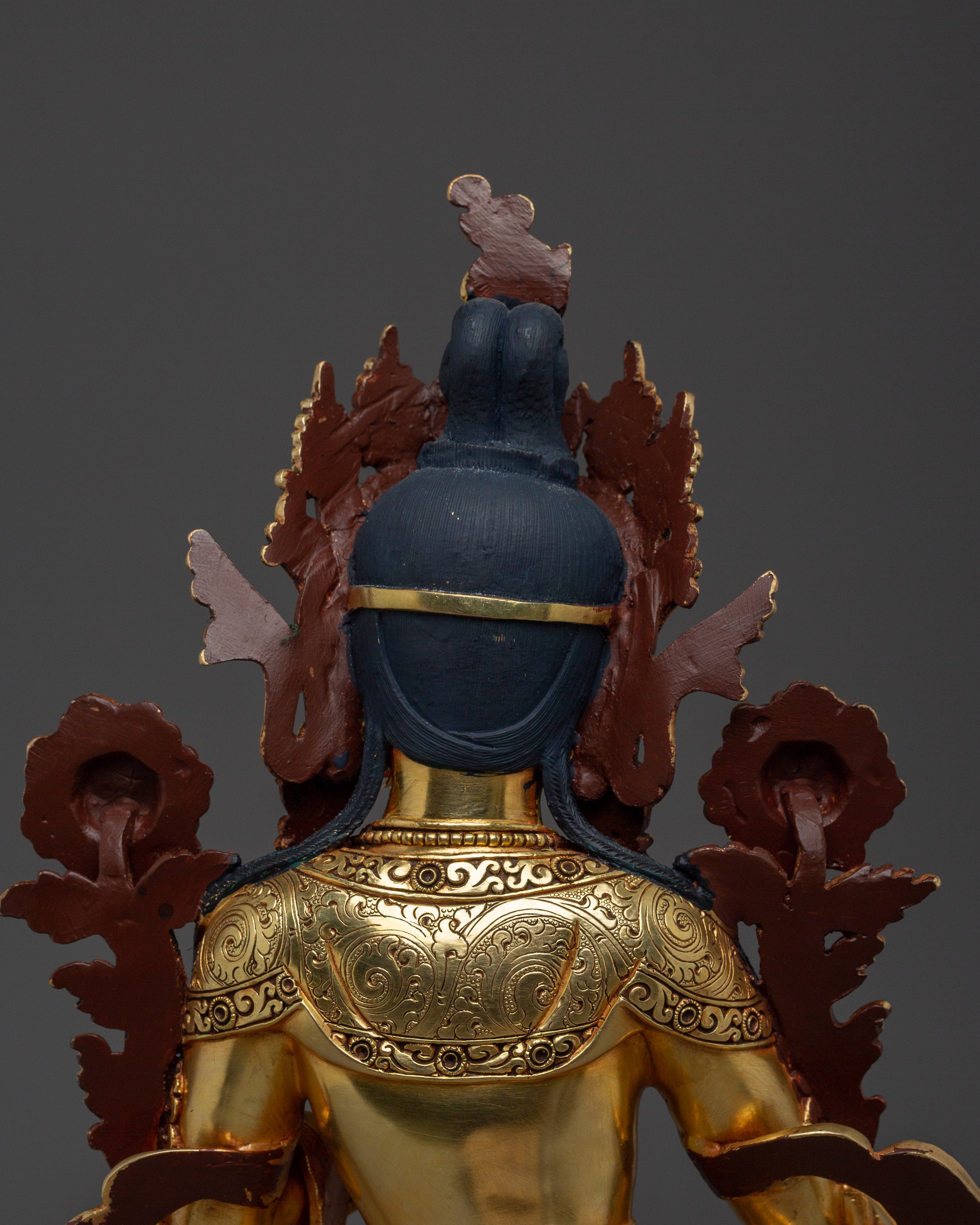 White Tara Art - Tibetan Buddhism Healing Deity | Divine Feminine Bodhisattva Figurine