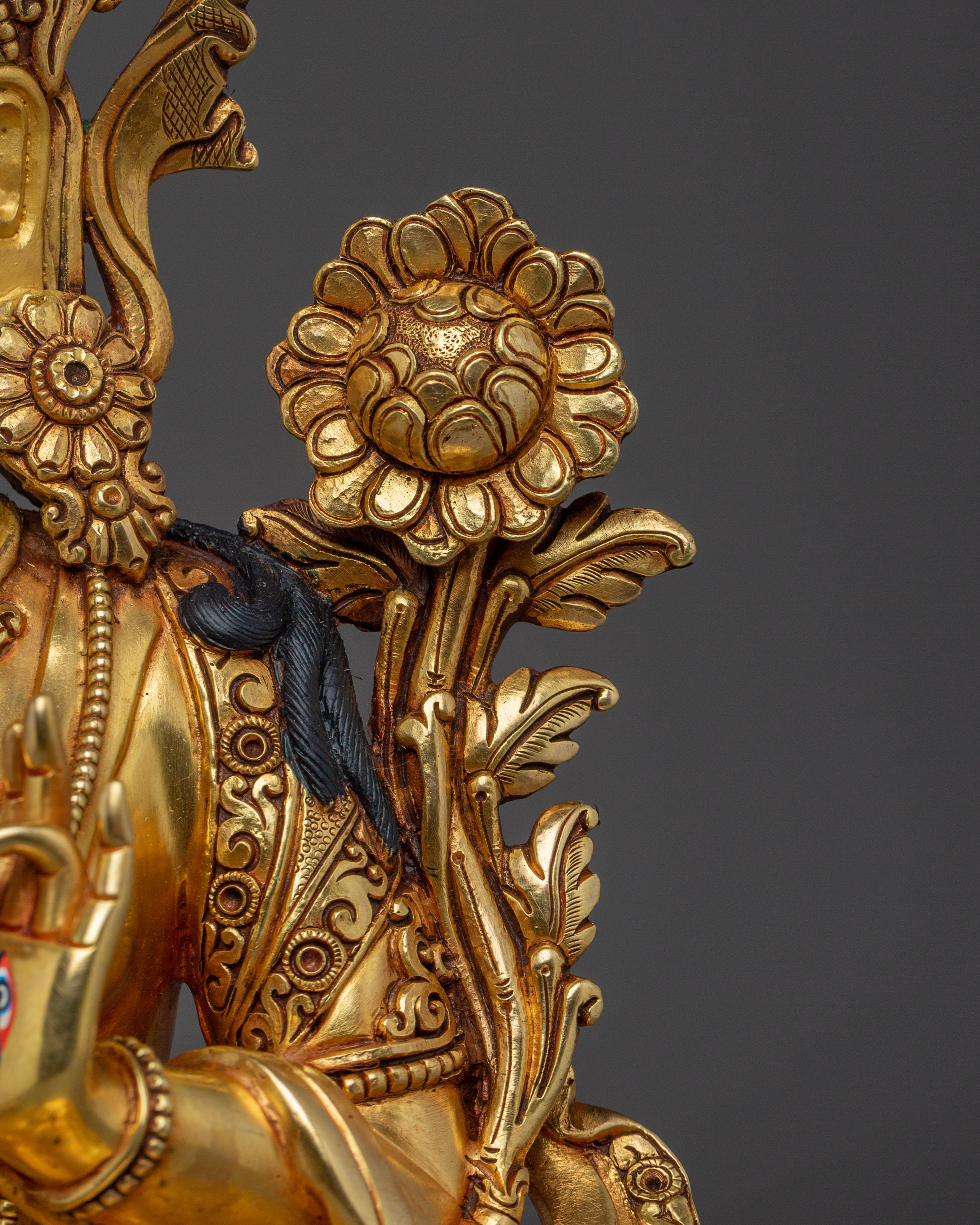 White Tara Art - Tibetan Buddhism Healing Deity | Divine Feminine Bodhisattva Figurine