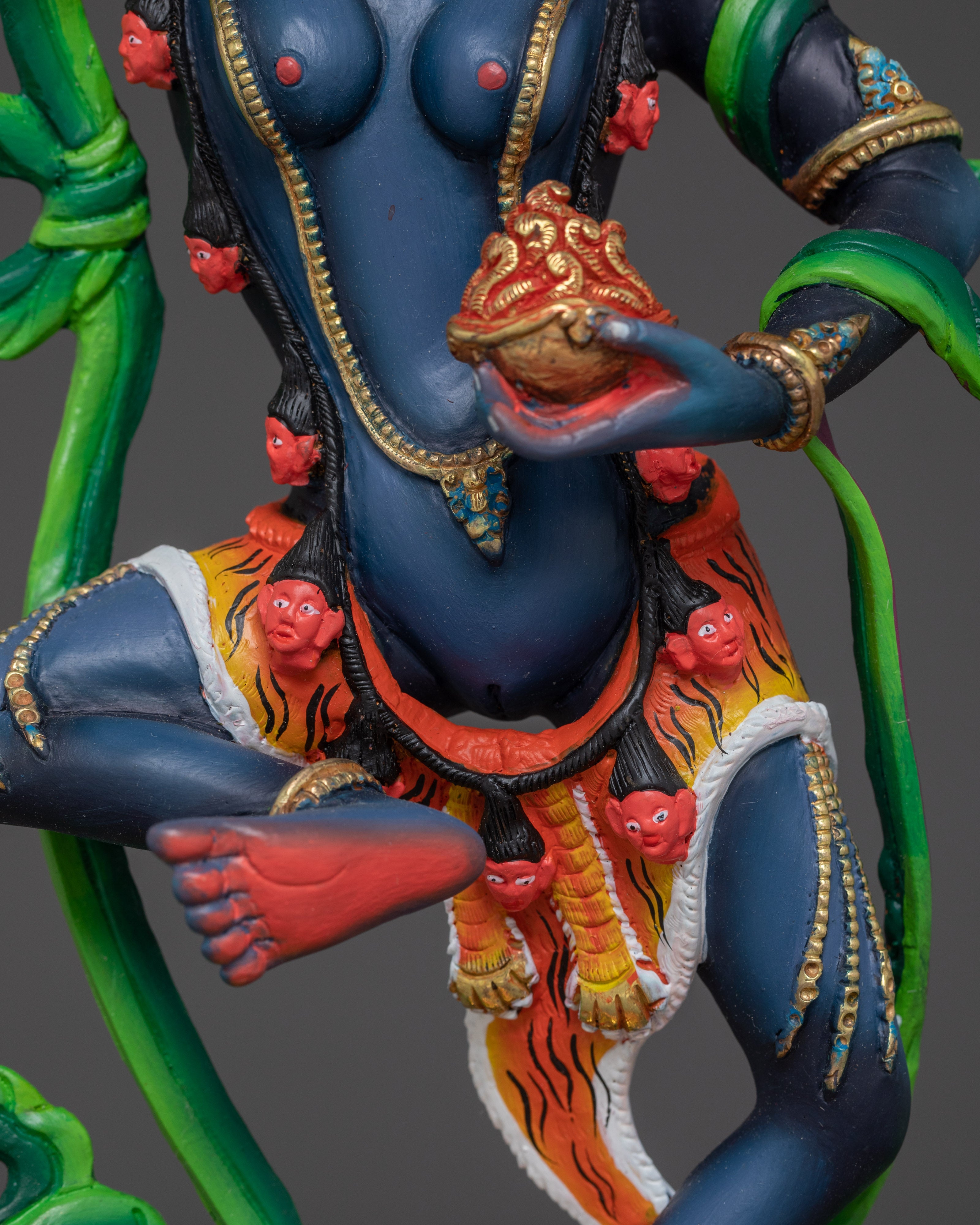 Lion-headed Deity Simha Mukha Statue | Dharma Guardian